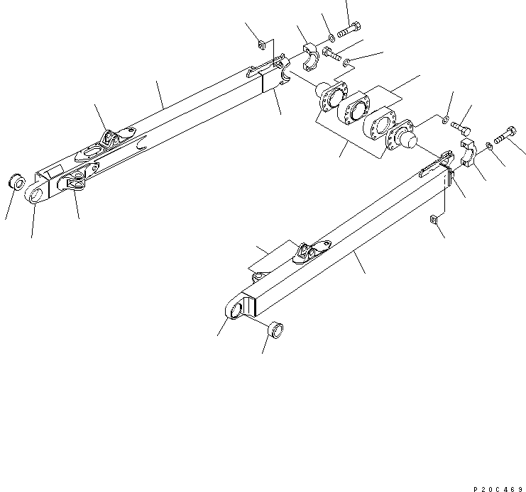 Проставка 13G-B71-1210 KOMATSU