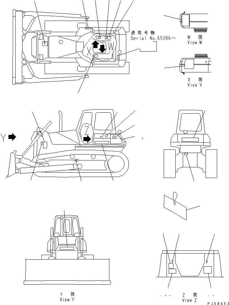 PLATE,DATA 14X-98-21440 KOMATSU