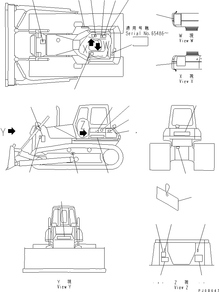 PLATE,DATA 14X-98-21410 KOMATSU