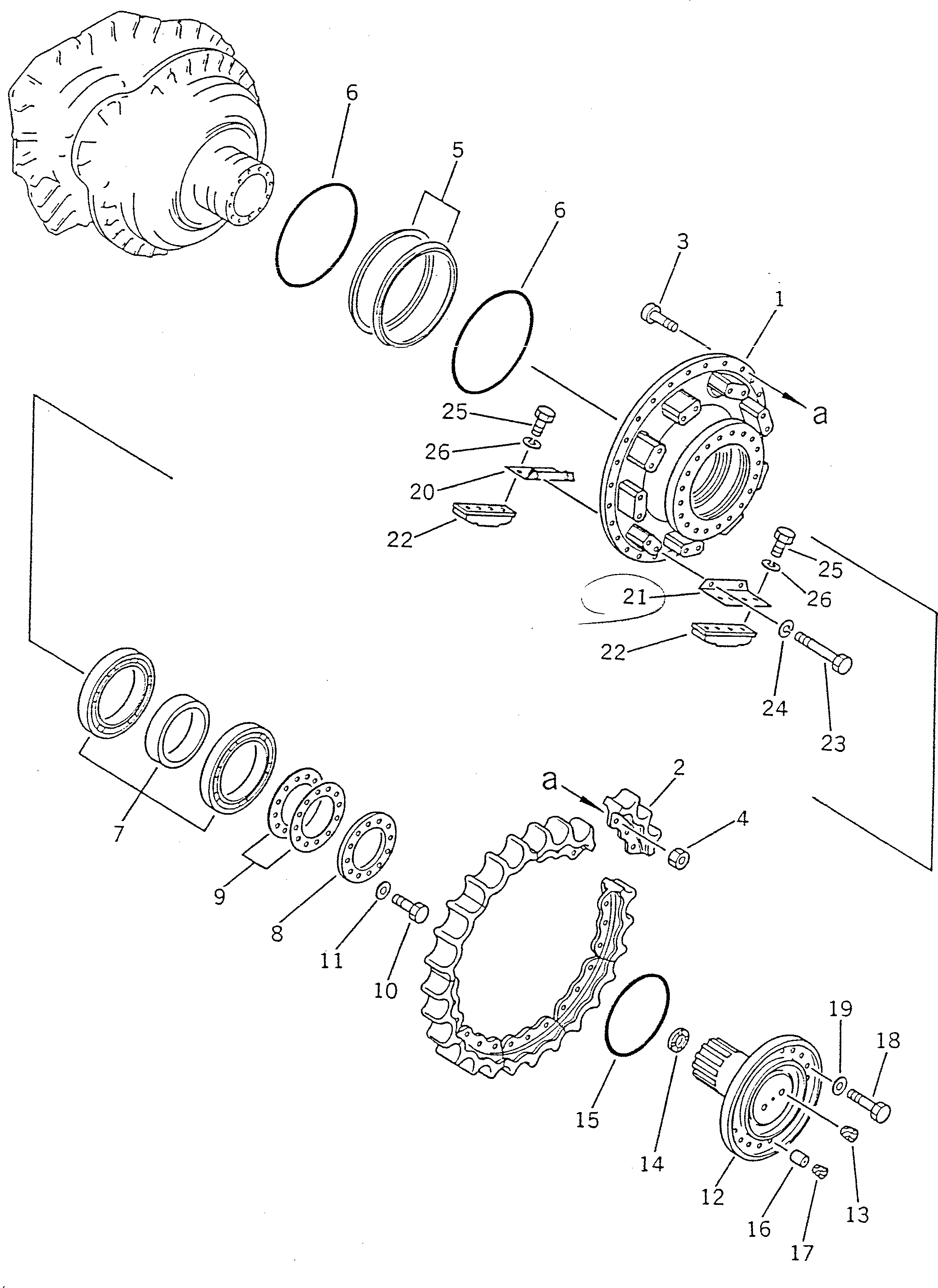 BRACKET,INNER 142-862-9110 KOMATSU