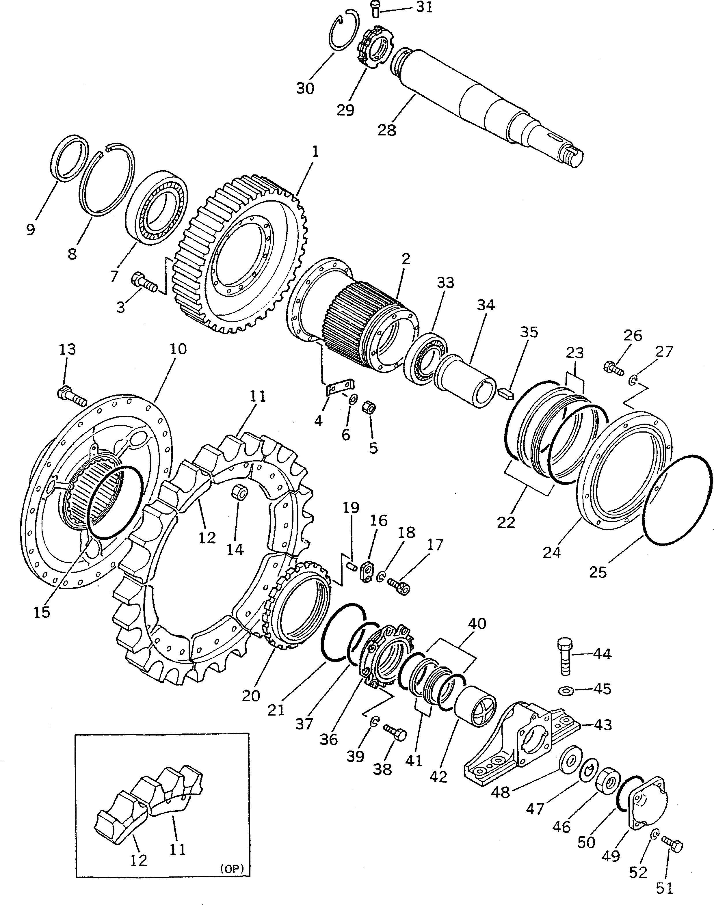 TEETH,(WITH NOTCH) 145-27-42250 KOMATSU