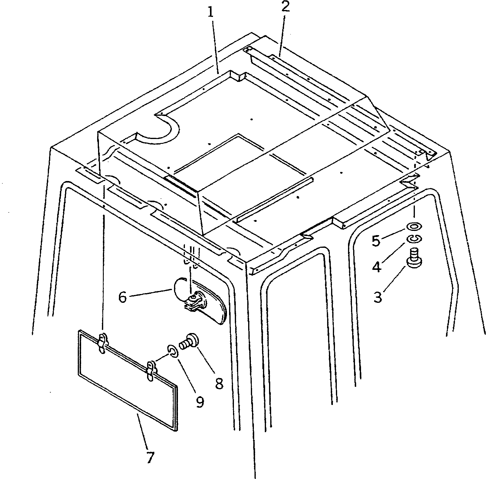 Солнцезащитный козырёк 144-978-9810 KOMATSU