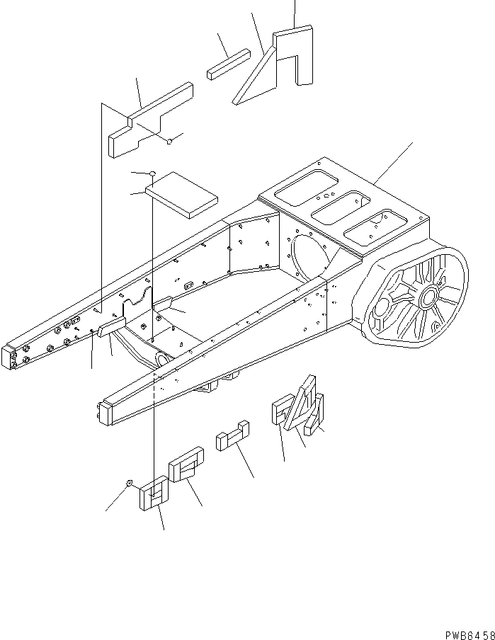 Войлок 154-862-7130 KOMATSU