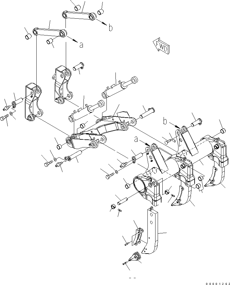 CYLINDER GROUP,R.H. 707-00-XE211 KOMATSU