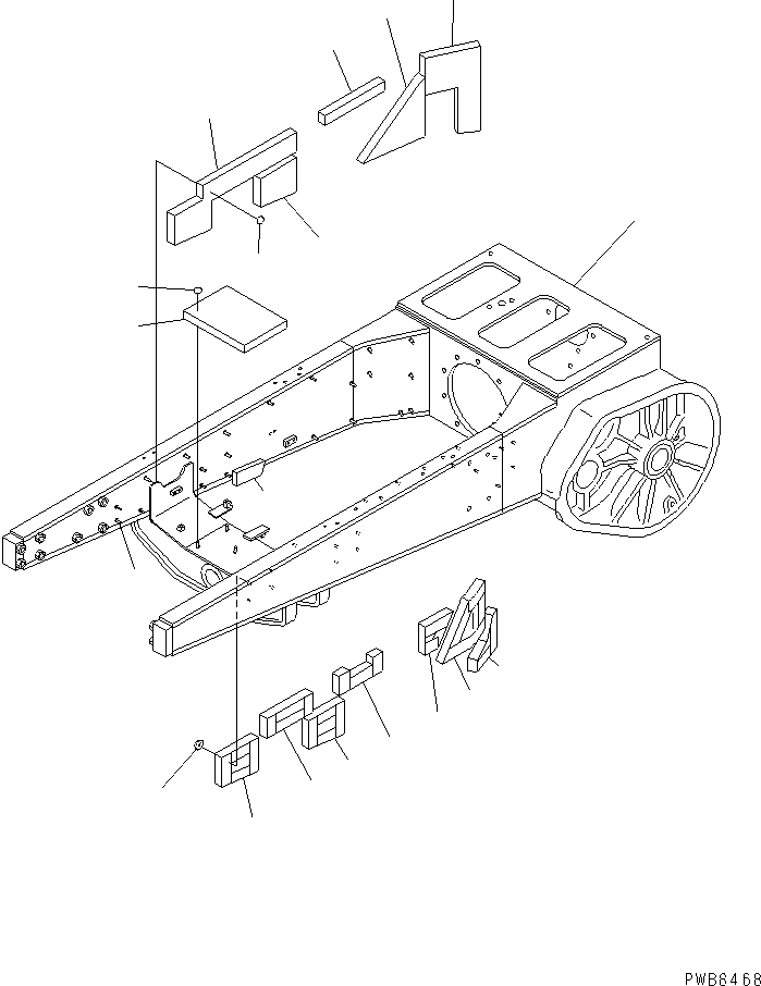 Войлок 154-862-8150 KOMATSU