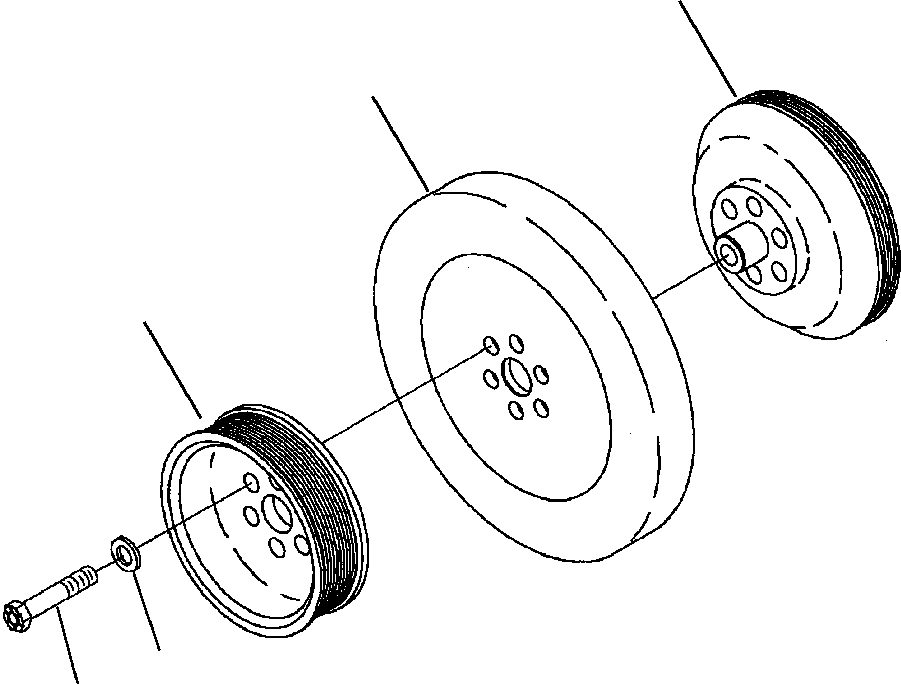 DAMPER, VIBRATION 1258 633 H2 KOMATSU