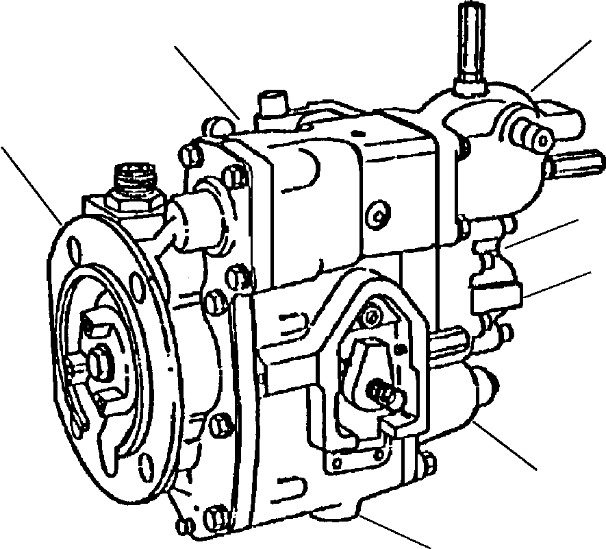 PUMP, FUEL (WITH CALIBRATION CODE) 1311 080 H91 KOMATSU