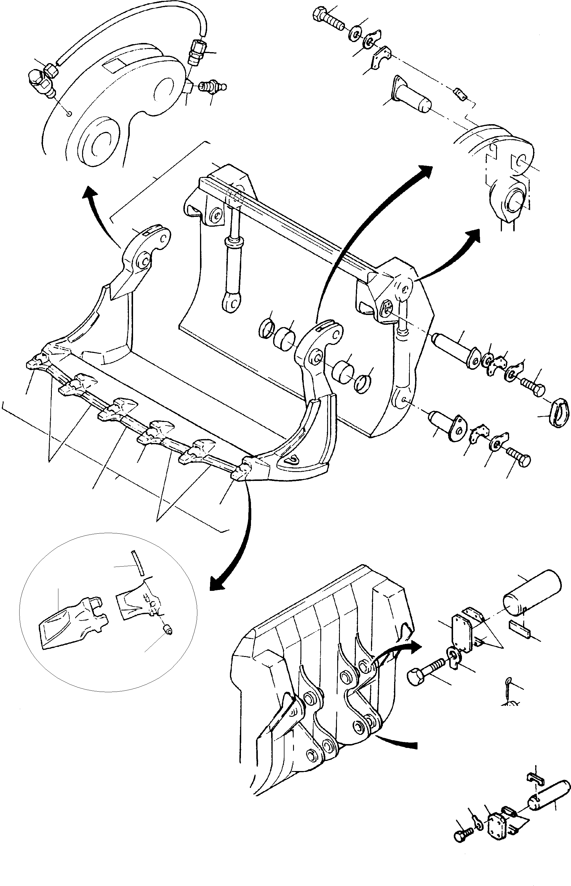 Lip incl. fig-nos: 51-53 560 428 40 KOMATSU