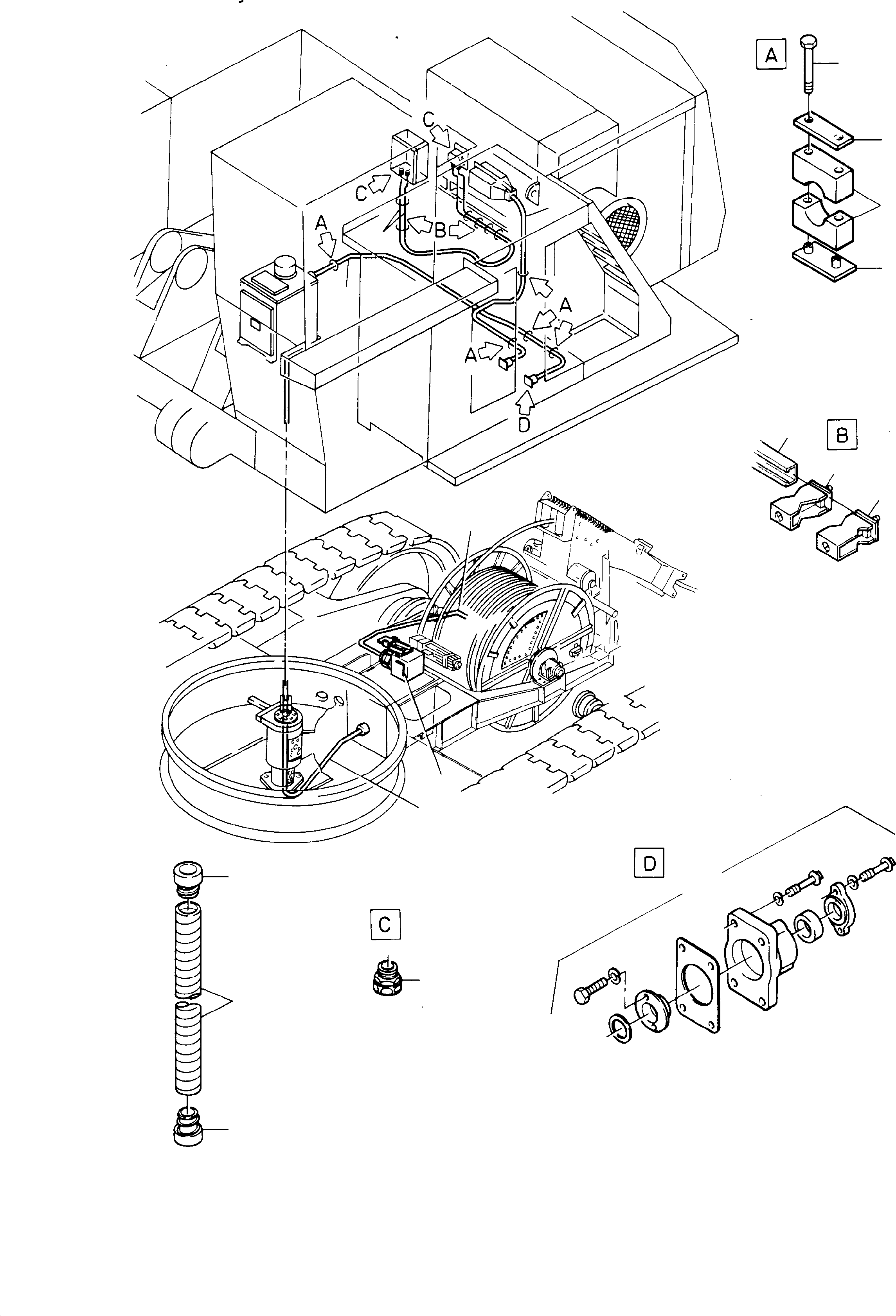 Кабель 574 776 40 KOMATSU