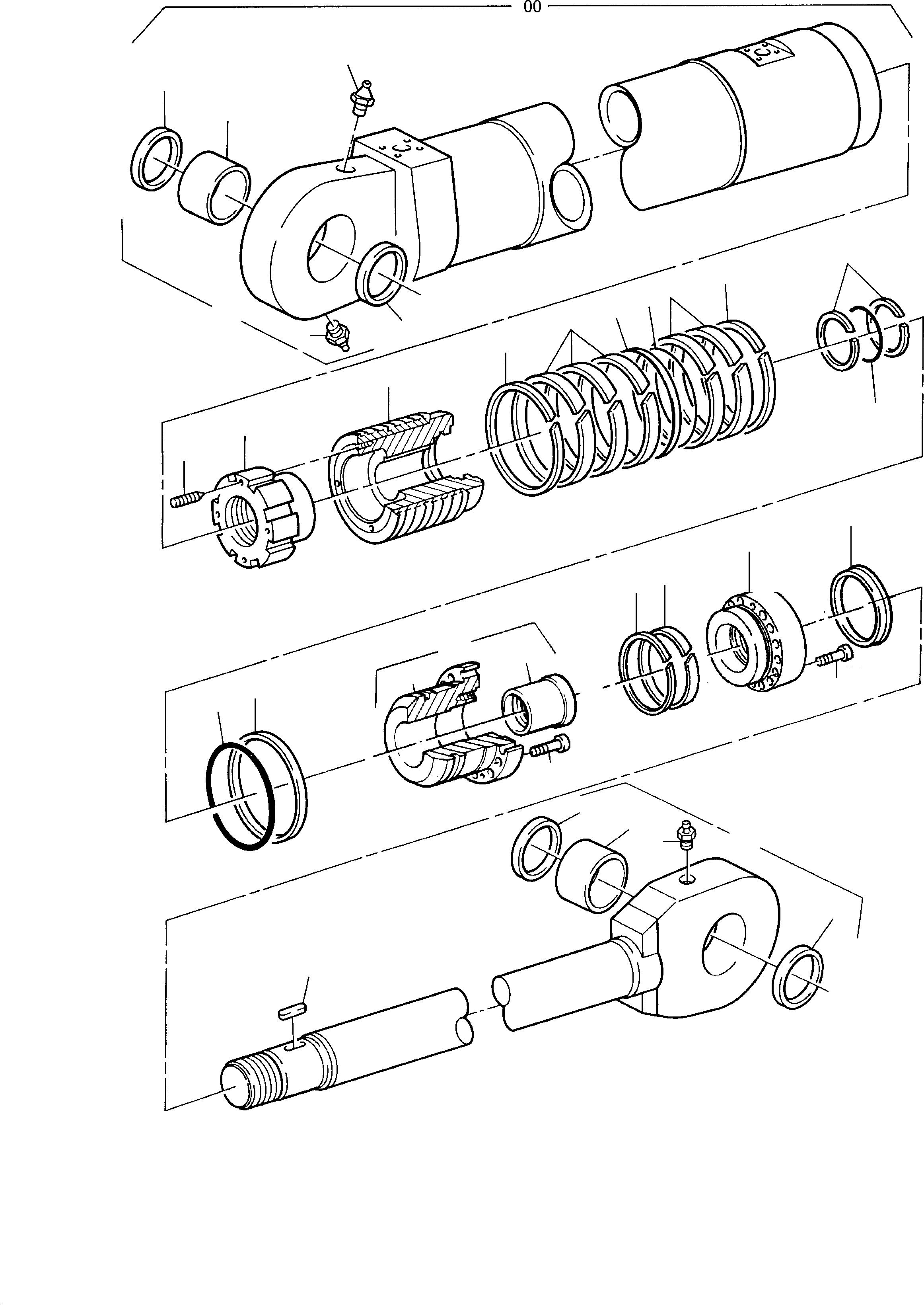 Шток поршня 980 993 73 KOMATSU