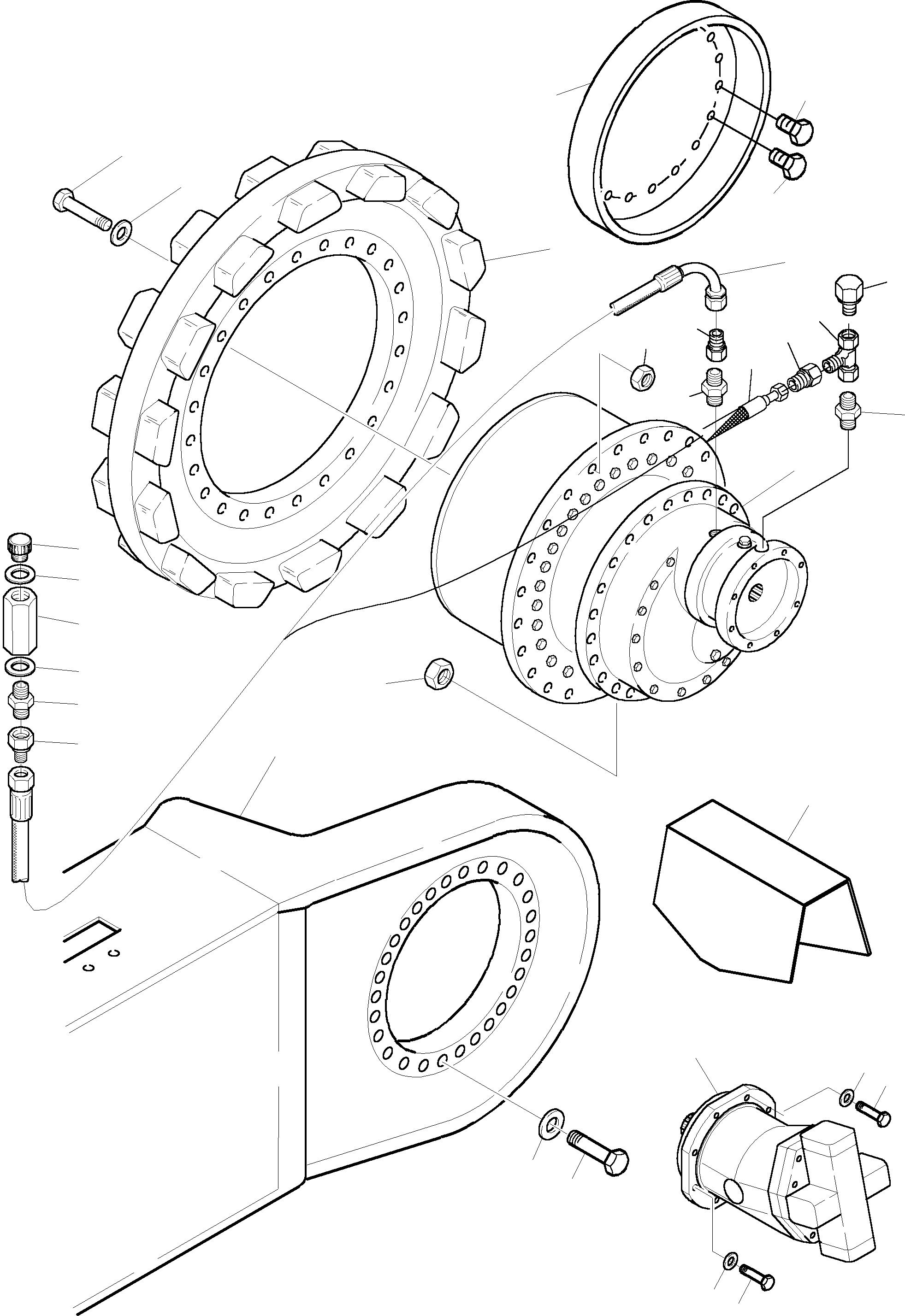 Drive motor protection 909 995 40 KOMATSU