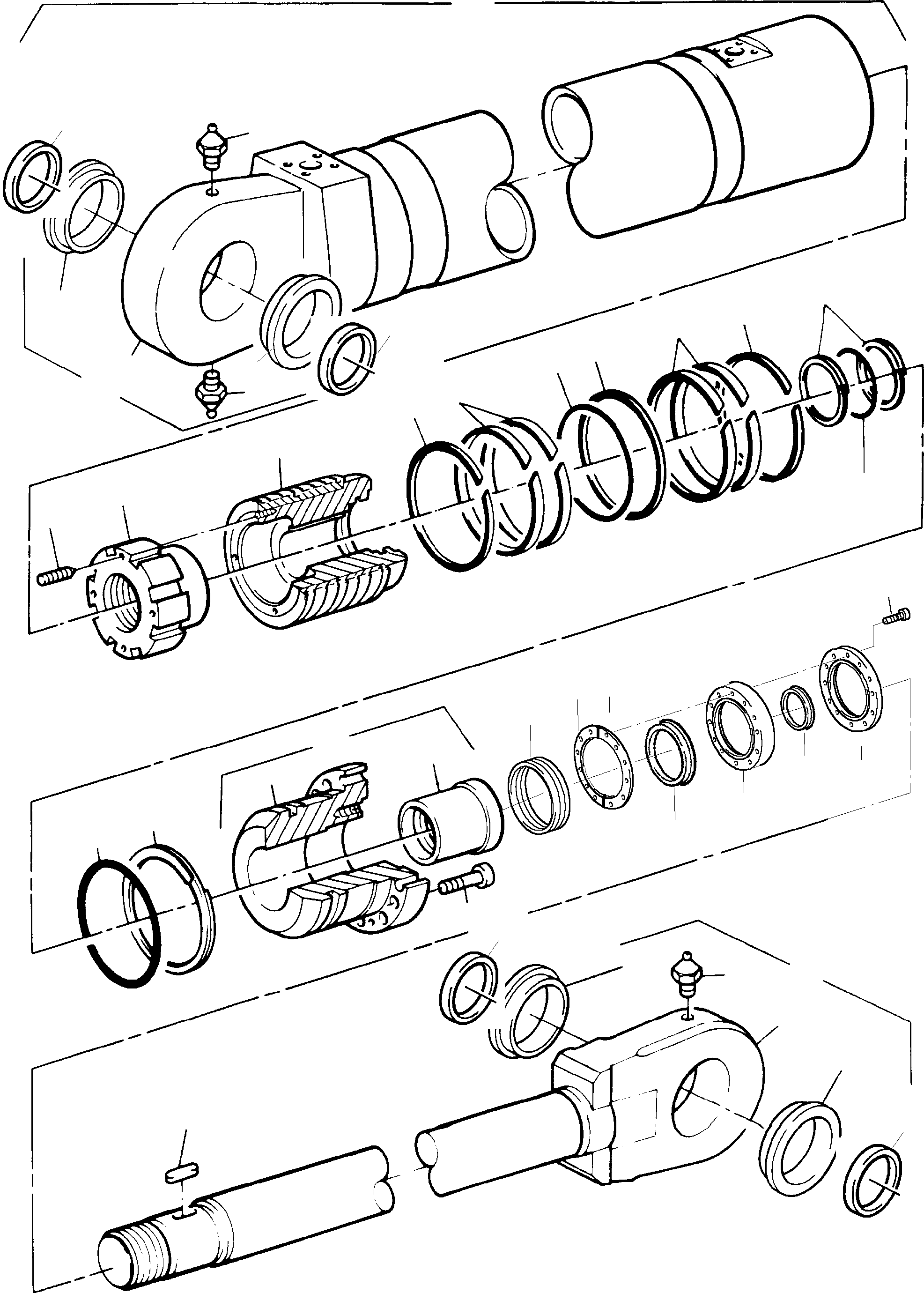 Комплект уплотнений 906 110 40 KOMATSU