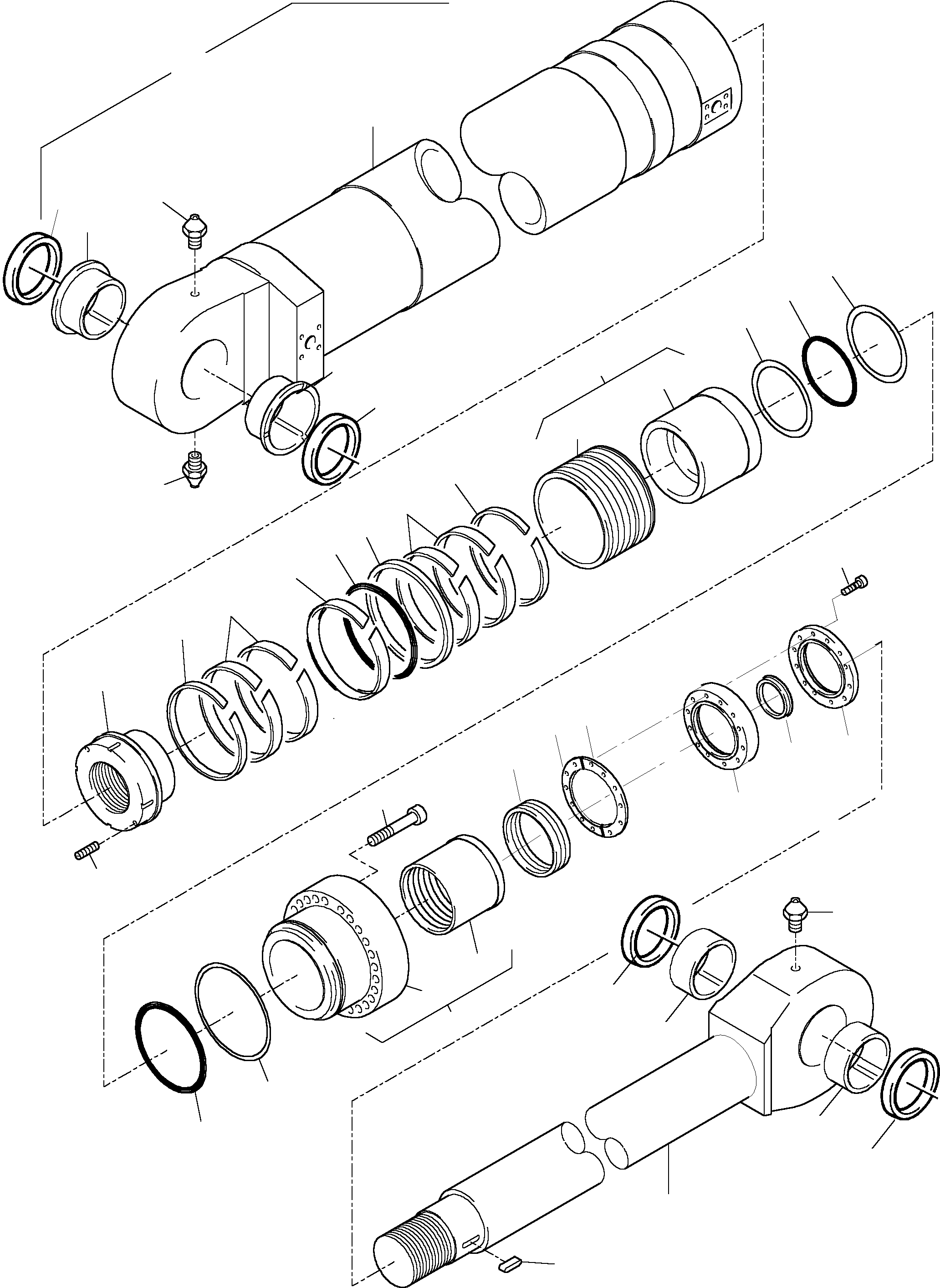 Комплект уплотнений 906 381 40 KOMATSU
