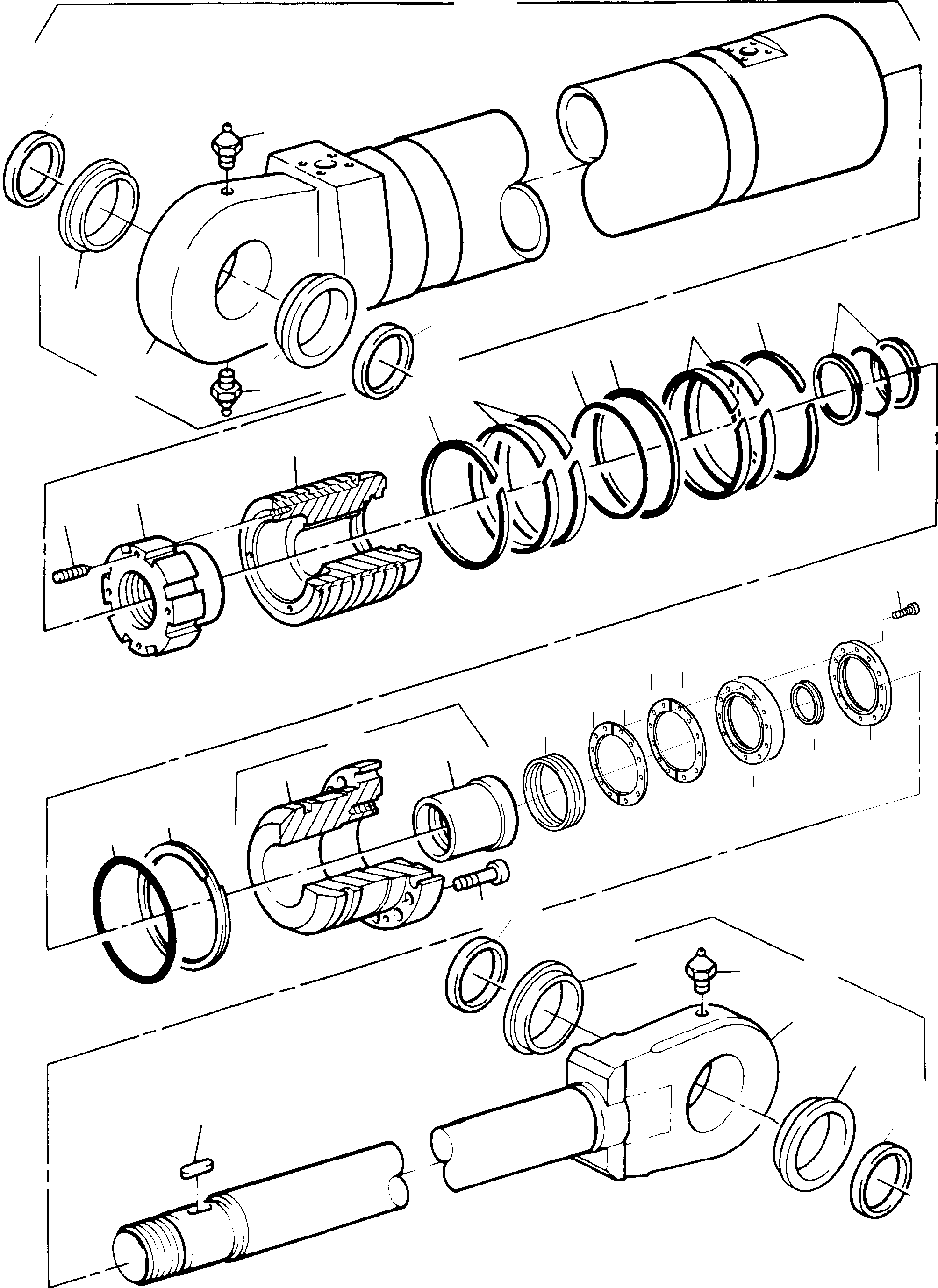 Комплект уплотнений 906 378 40 KOMATSU