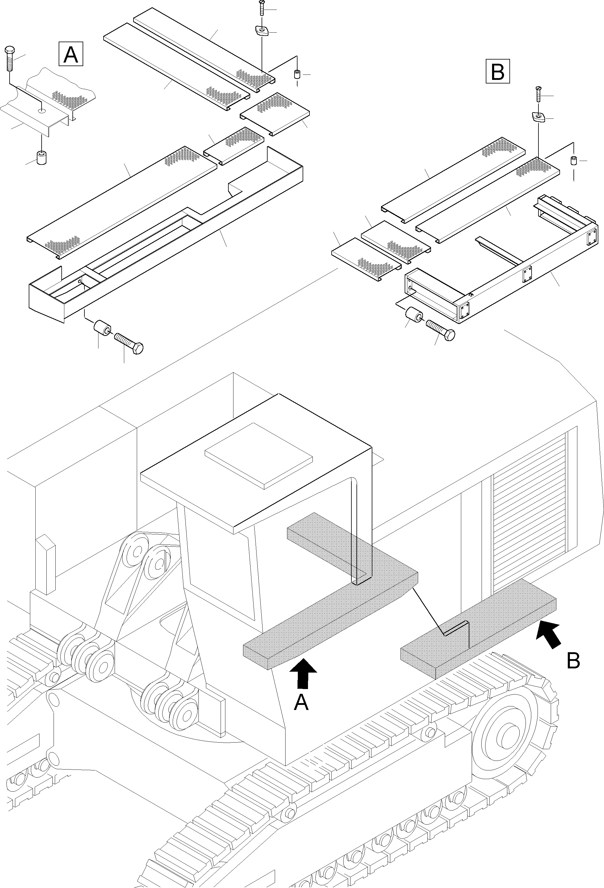 Catwalk 919 467 40 KOMATSU