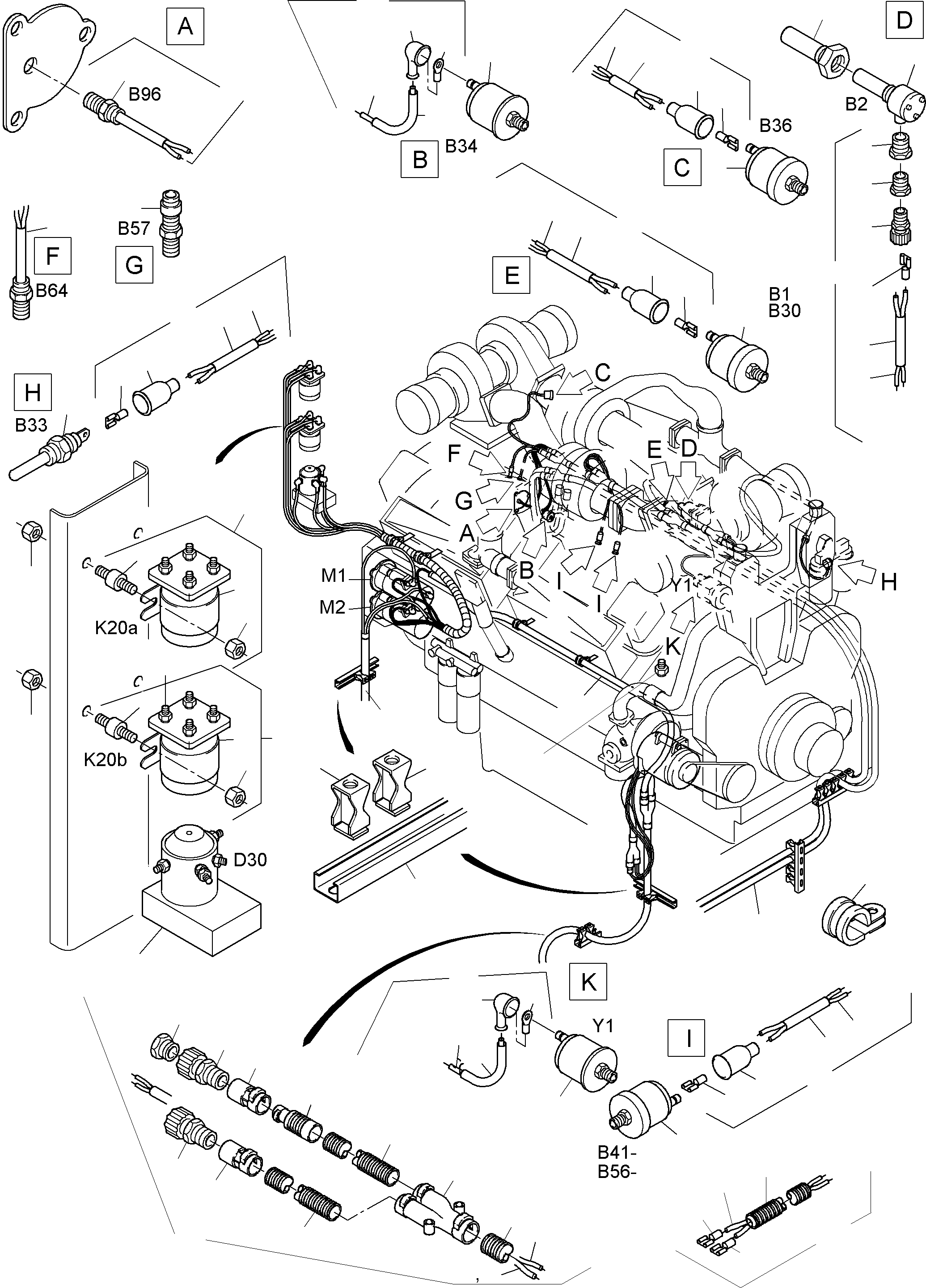 Pressure transmitter 10 bar 634 993 40 KOMATSU