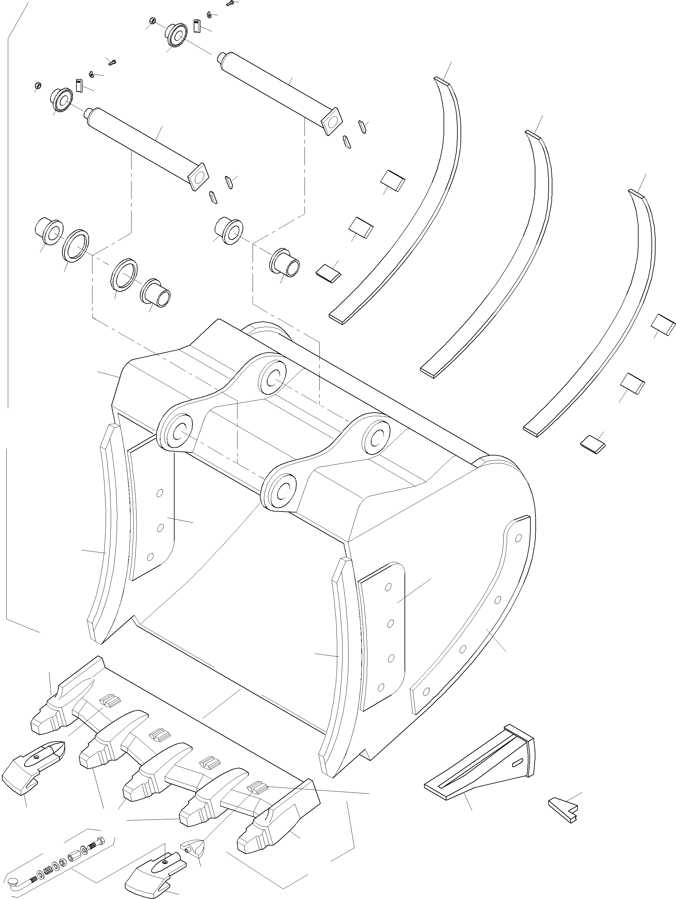 Wedge assy. 907 655 40 KOMATSU
