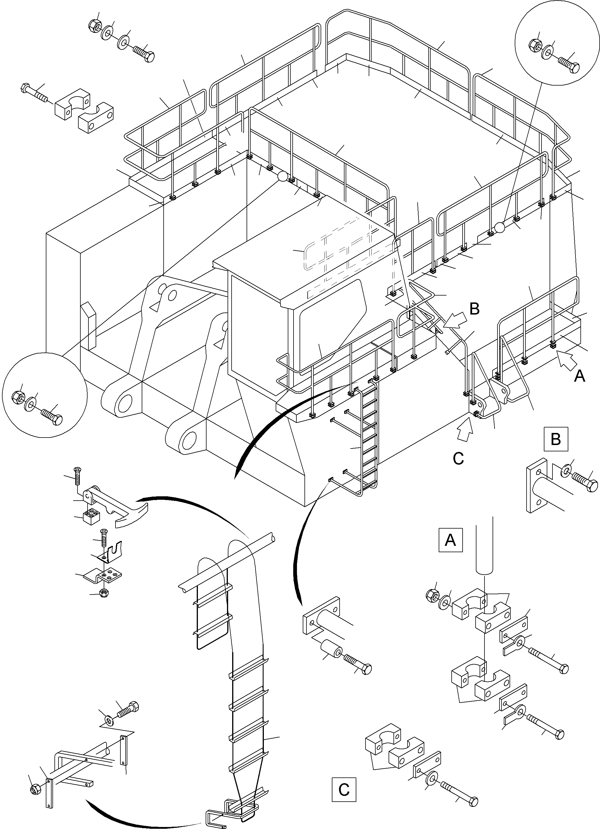 Направляющая 934 844 40 KOMATSU