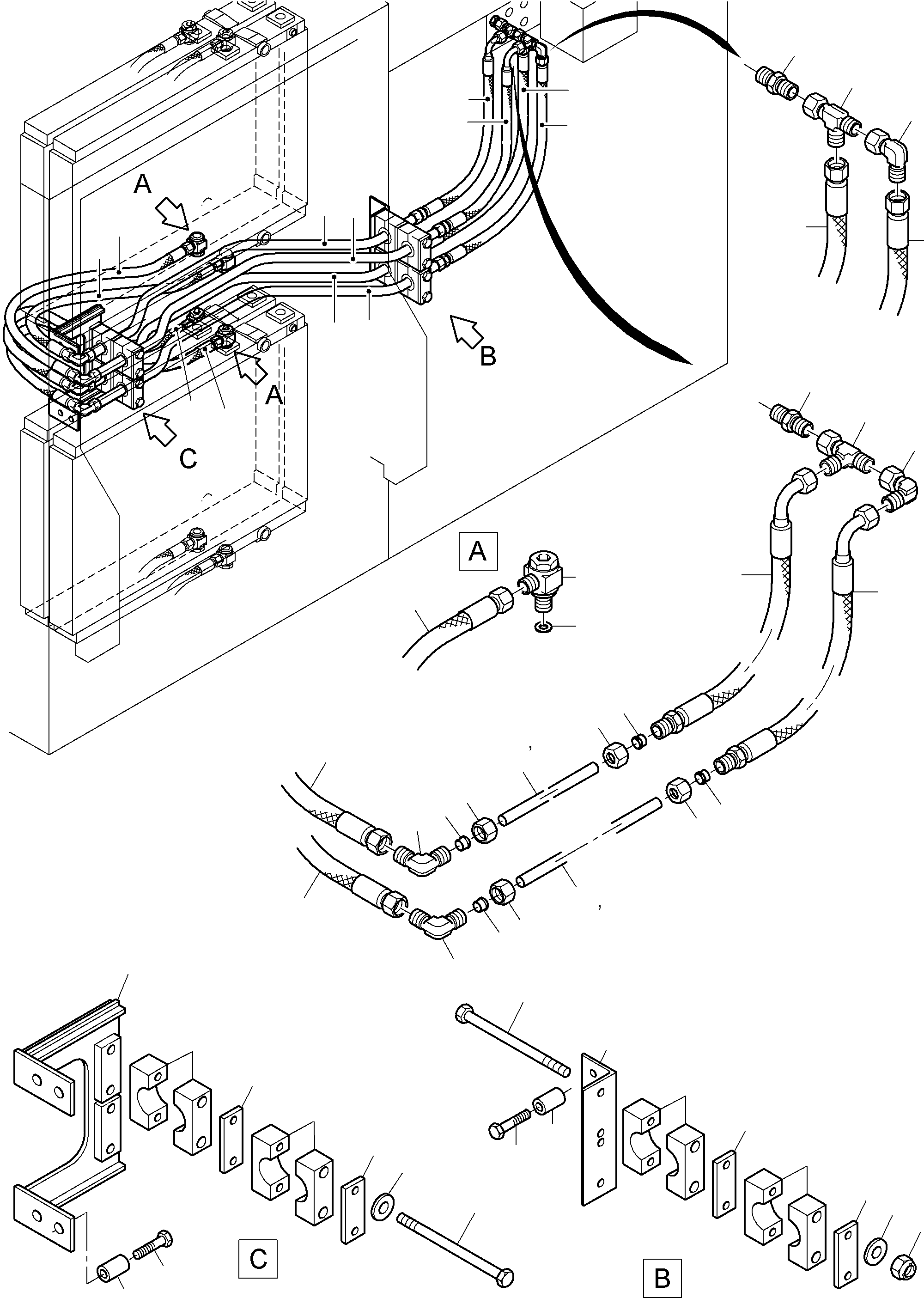 Труба 935 238 40 KOMATSU