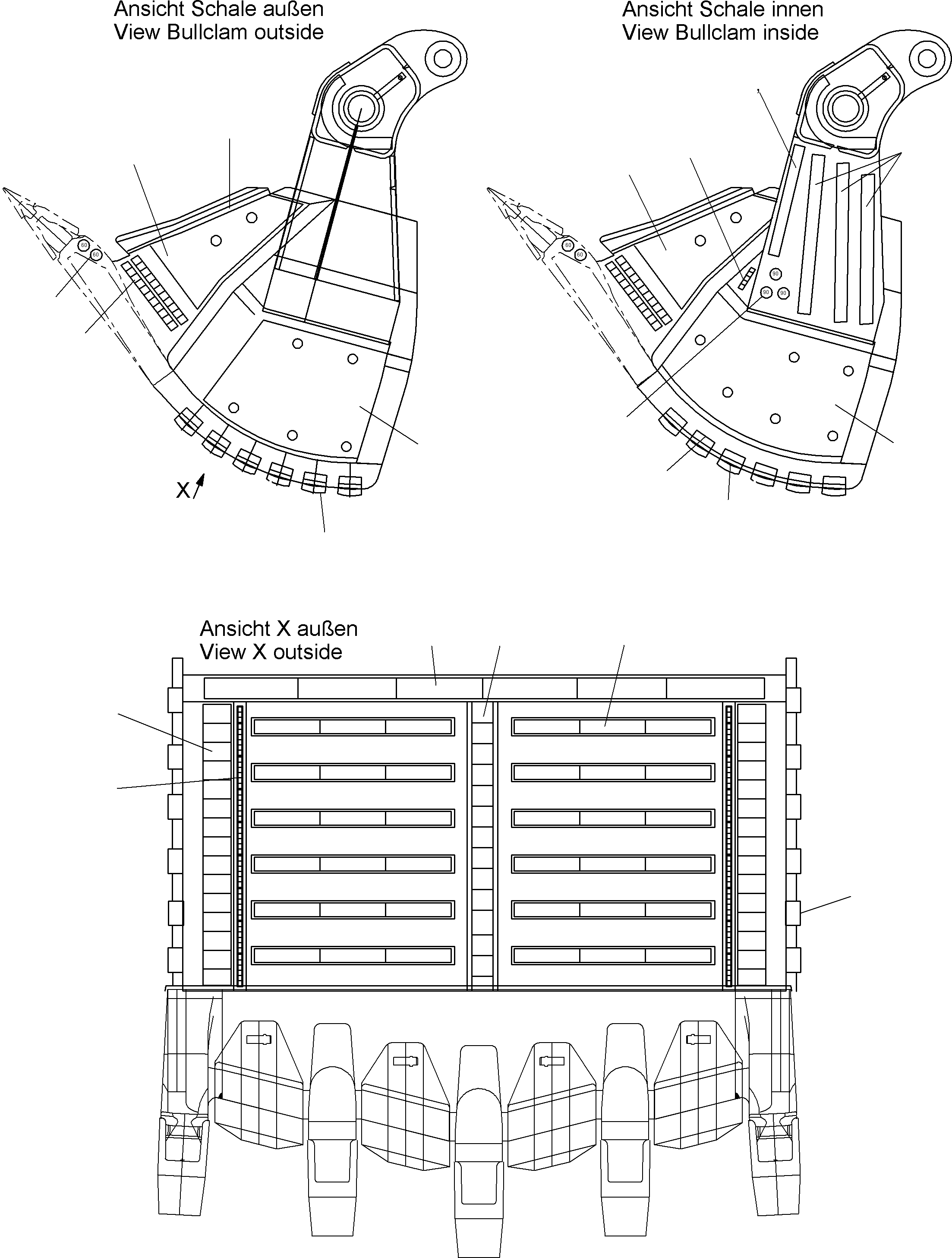 Plate 20X120X580 541 485 40 KOMATSU