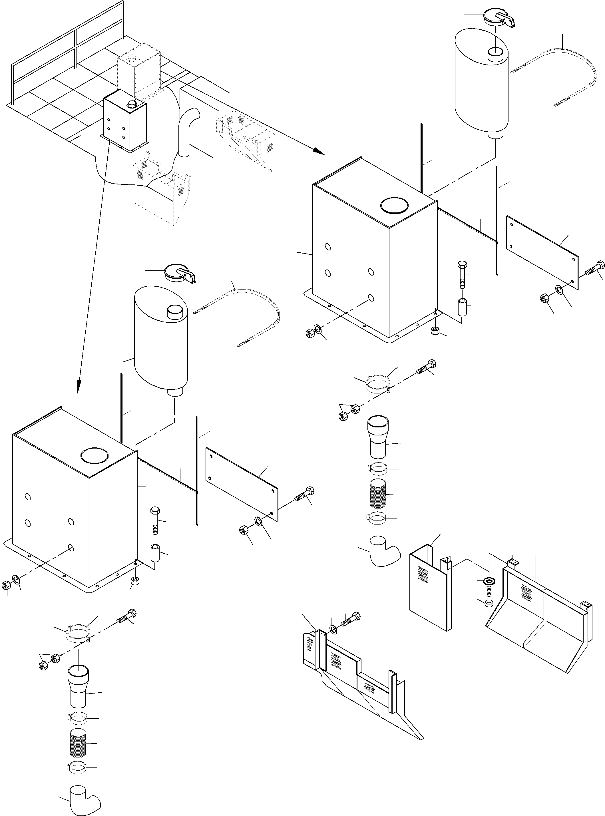 Insulation assy. 898 154 40 KOMATSU