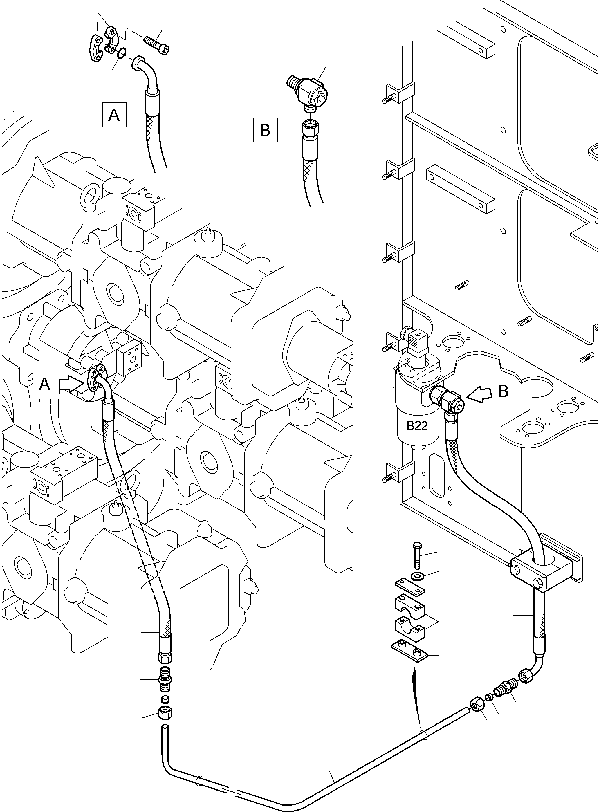 Шланг в сборе 940 243 40 KOMATSU