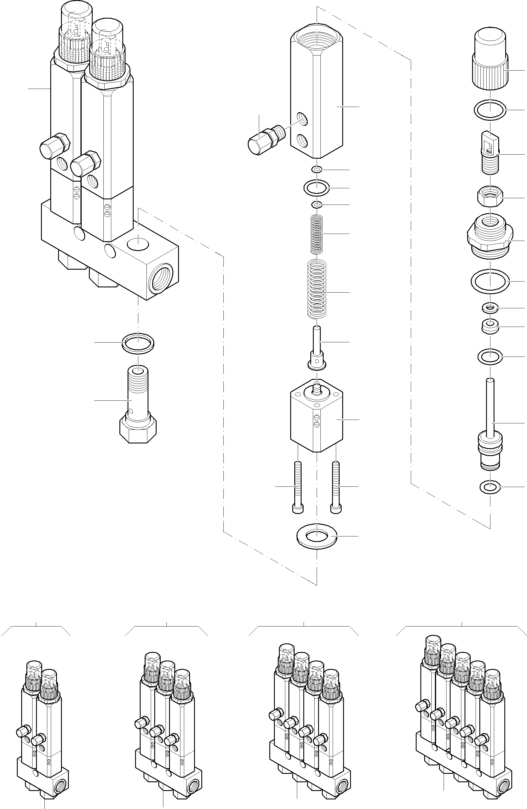 Valve housing 795 110 73 KOMATSU