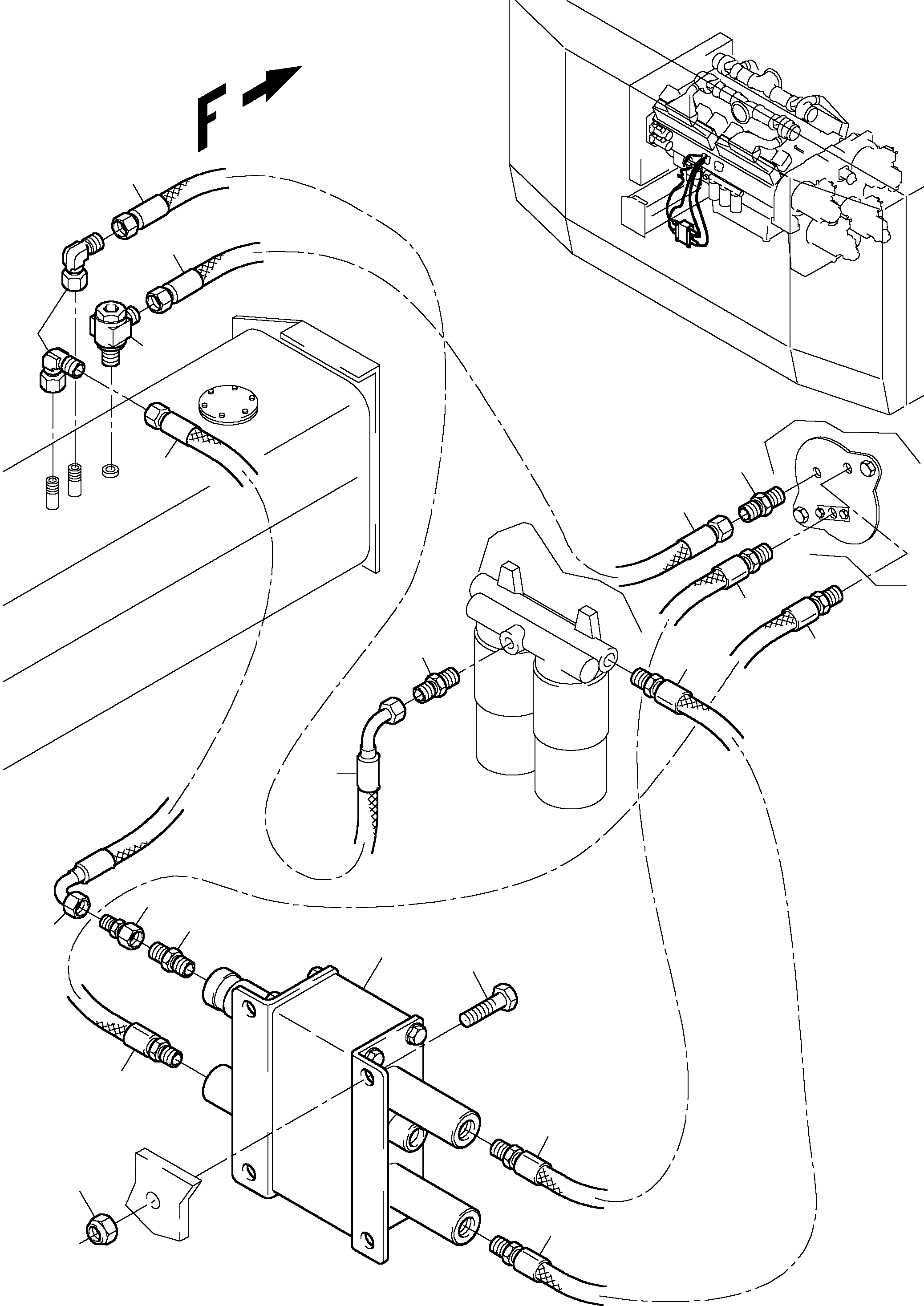 Соединительный штуцер 372 713 99 KOMATSU