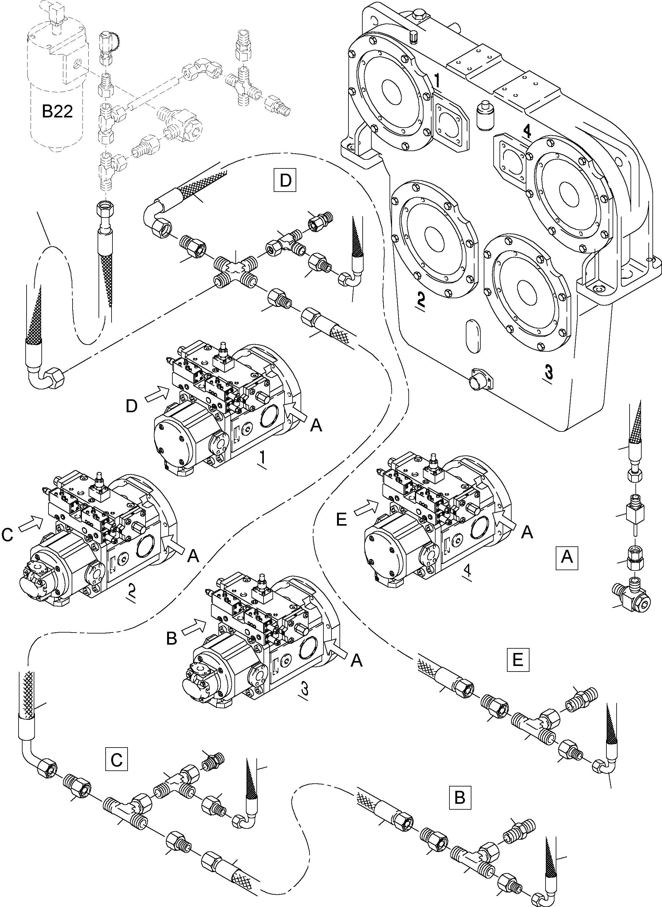 Соединительный штуцер 515 128 98 KOMATSU