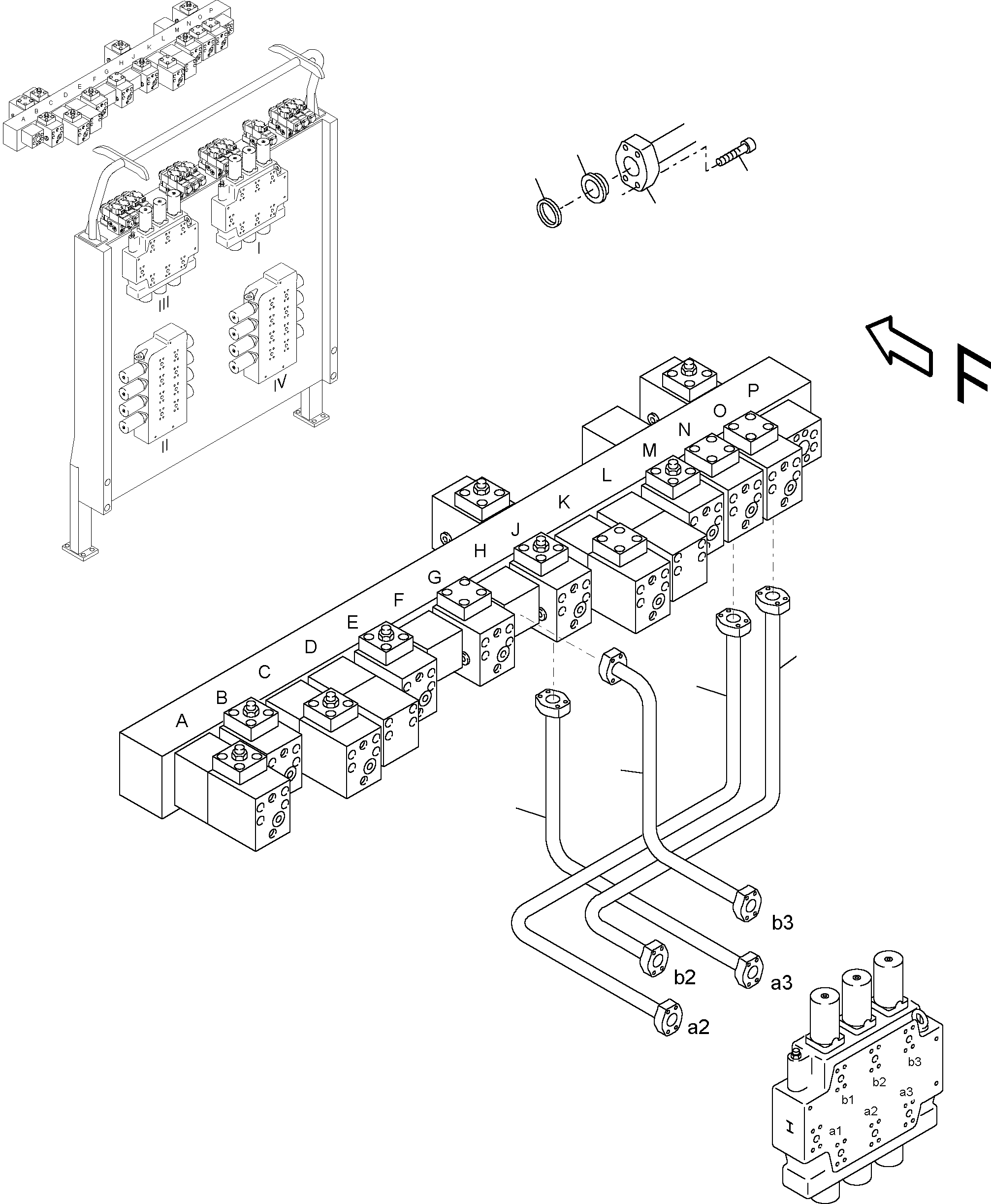 Pipe Ø 50 768 757 73 KOMATSU