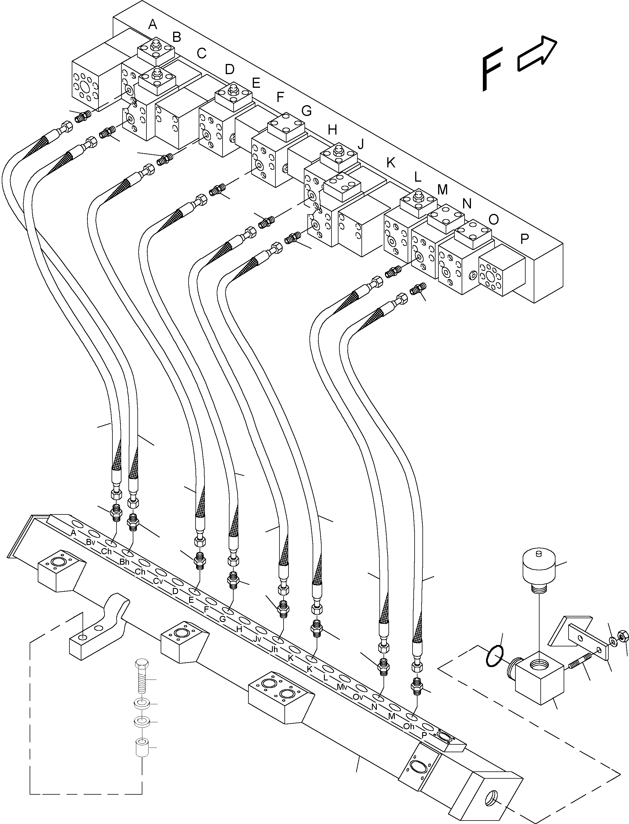 Диффузор 914 708 40 KOMATSU