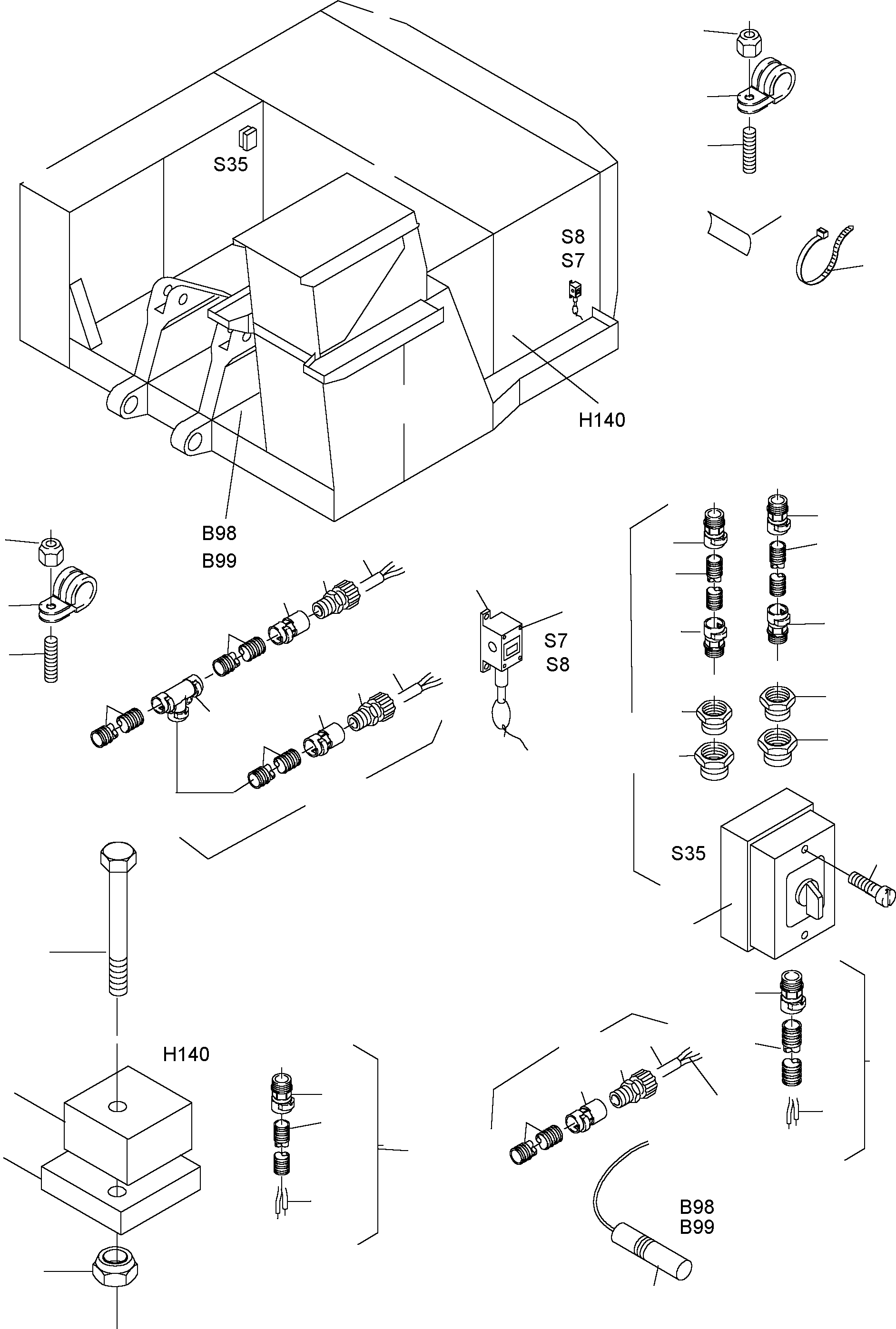 Труба 910 708 40 KOMATSU