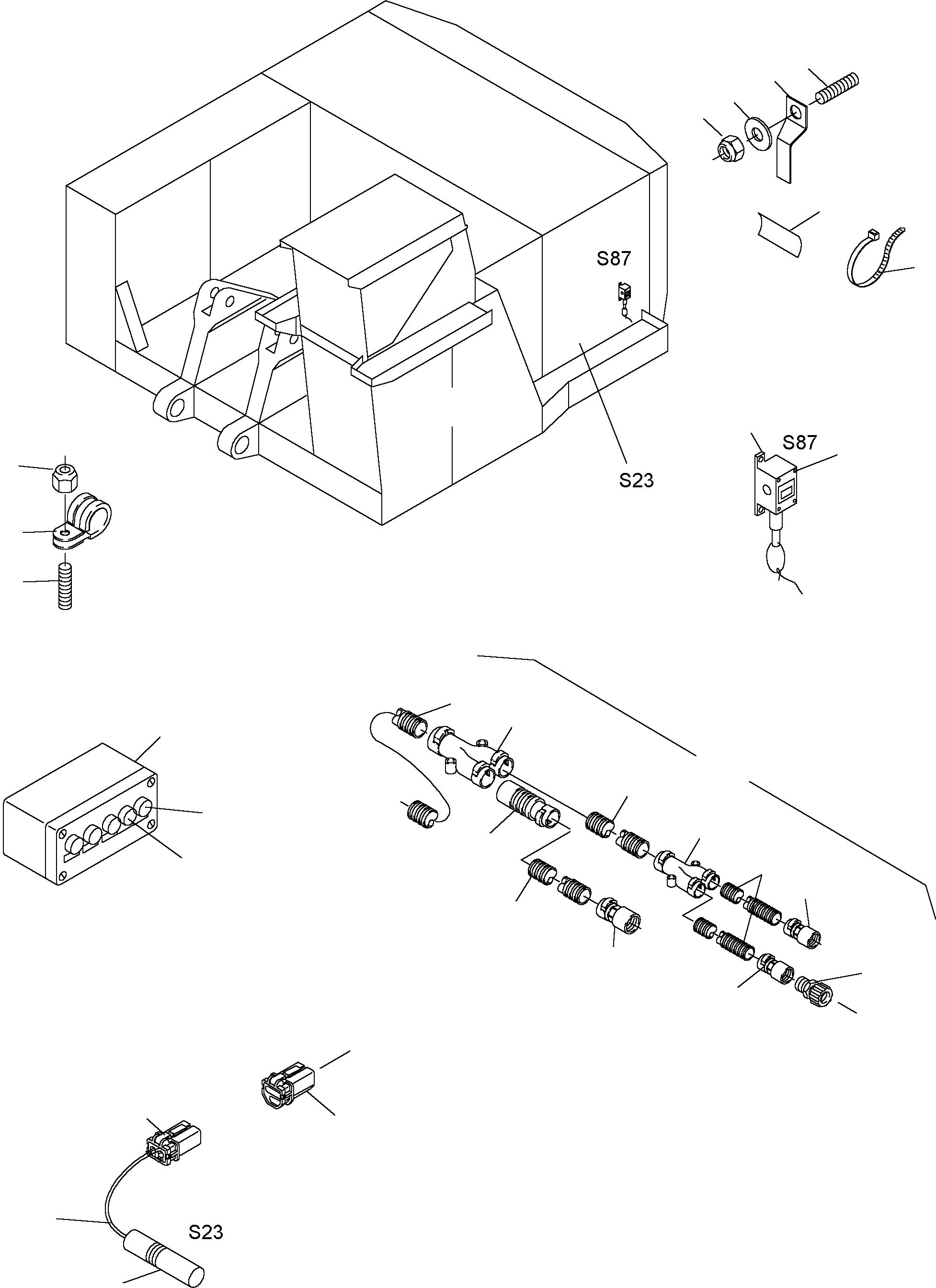 Harness - refueling 910 060 40 KOMATSU