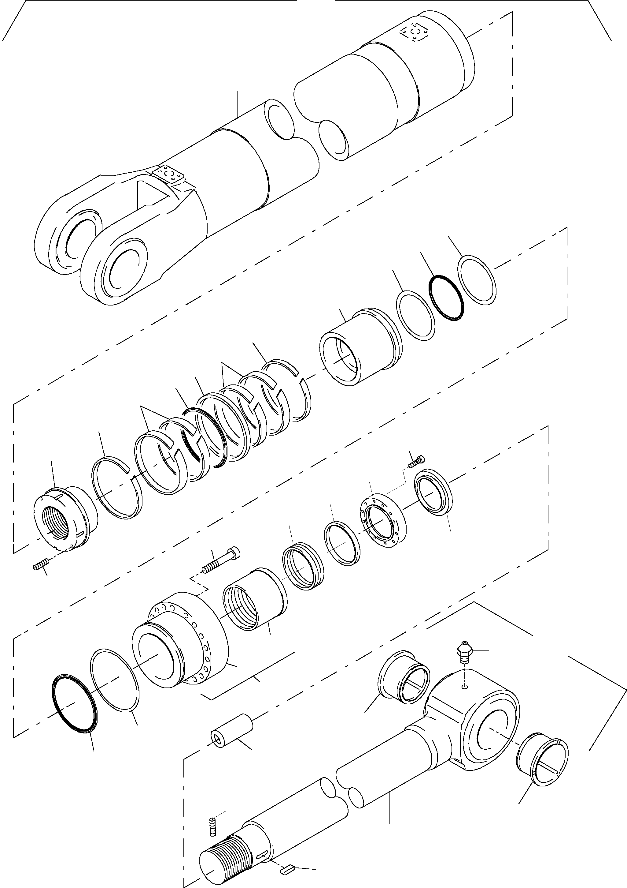 Sealing kit for sealing flange consist. of fig-nos: 14,15,20,24,32 769 941 73 KOMATSU