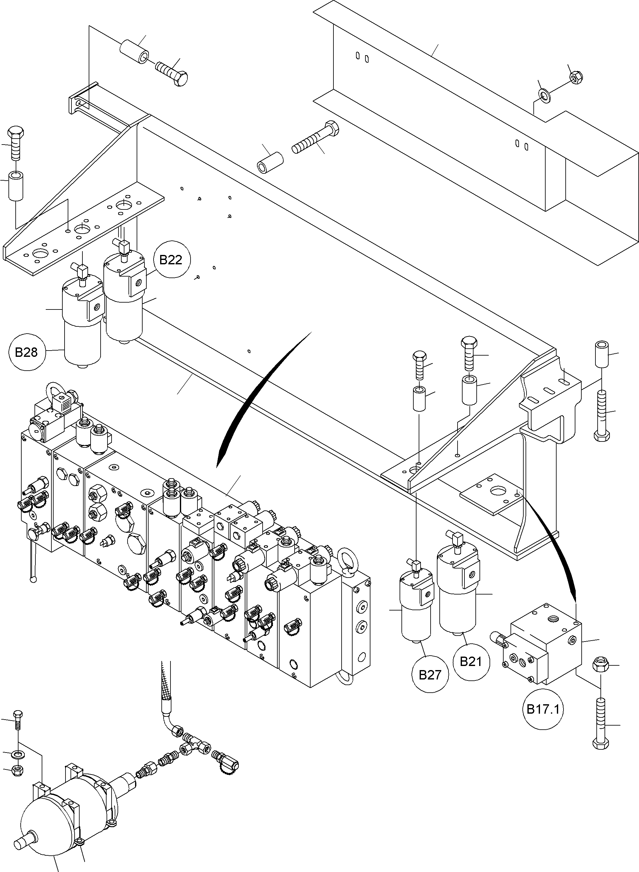 Гайка 507 730 98 KOMATSU