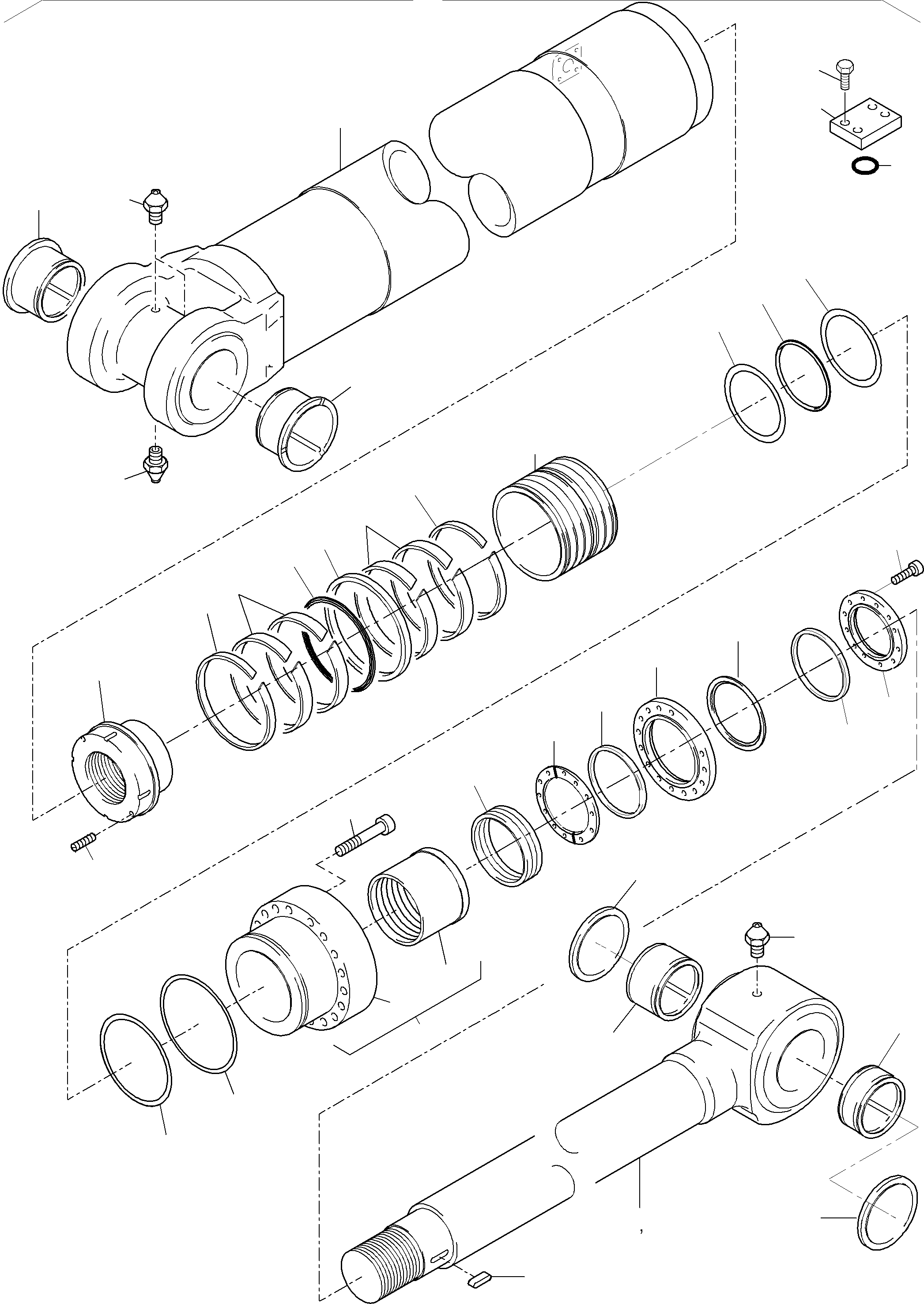 Bearing bush 651 067 40 KOMATSU