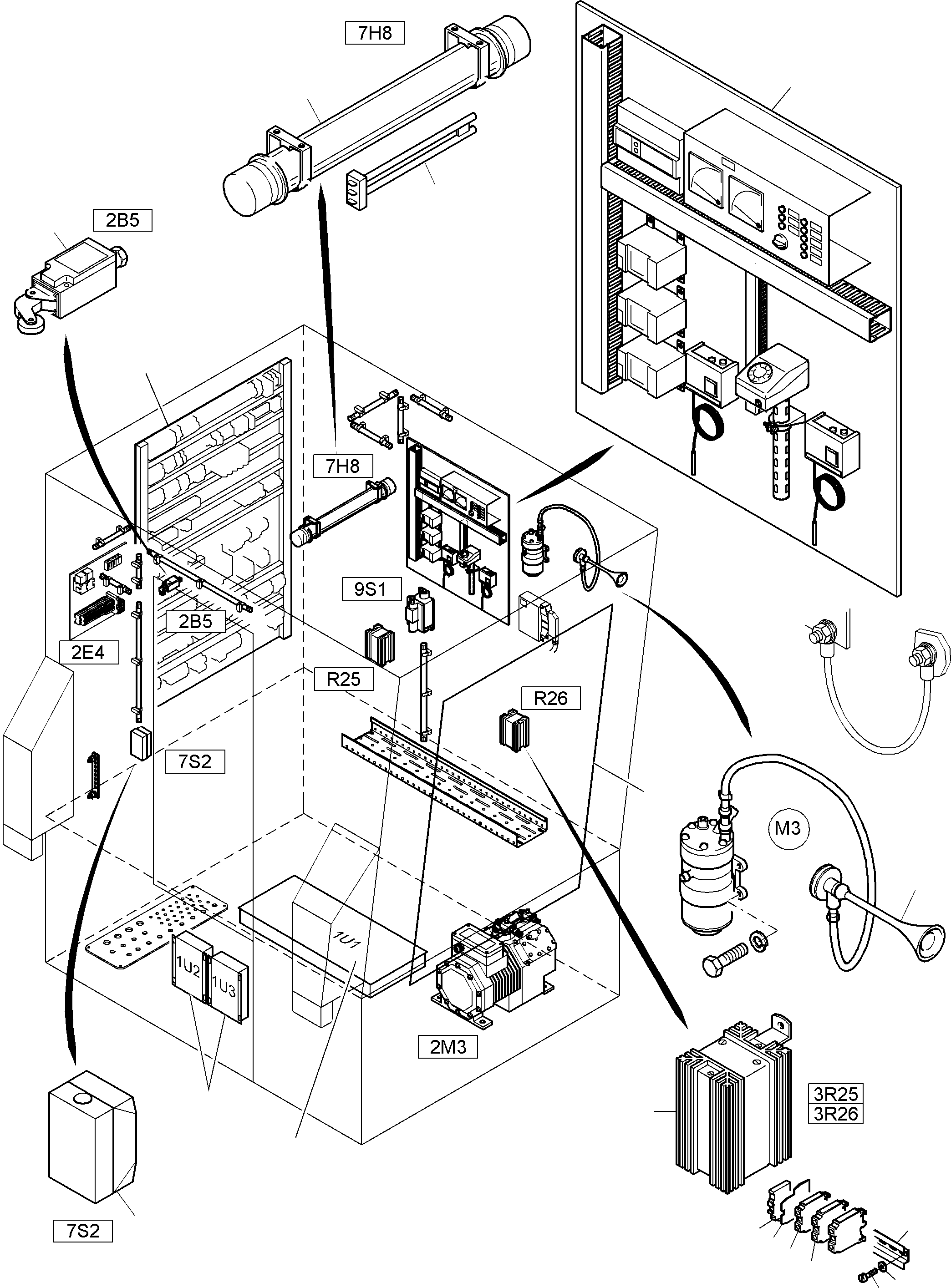 Load limitation valve 934 406 40 KOMATSU