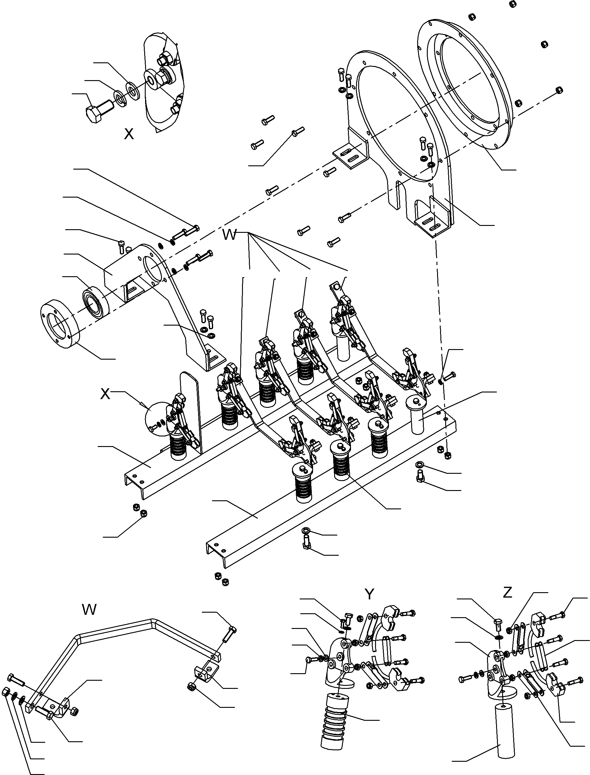 Holding device 794 282 73 KOMATSU