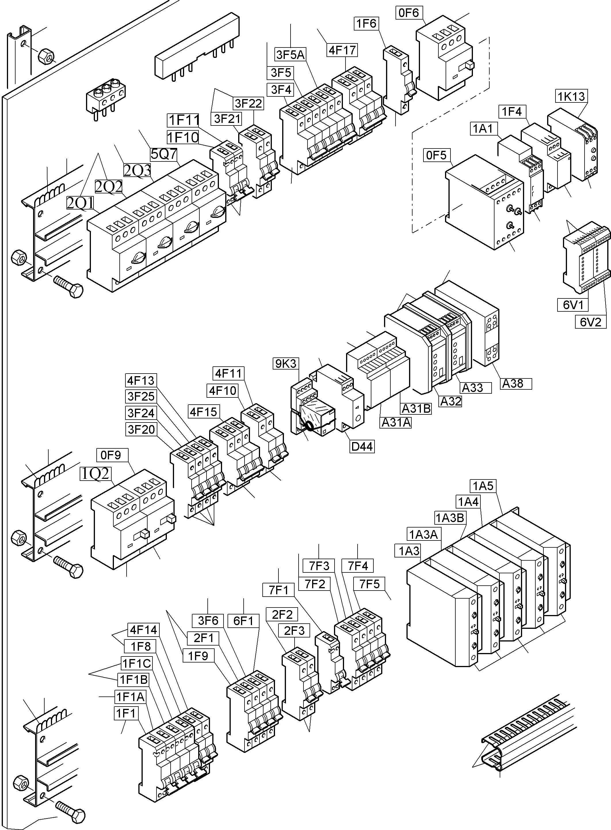 Breaker 40A 2-pol. 794 175 73 KOMATSU