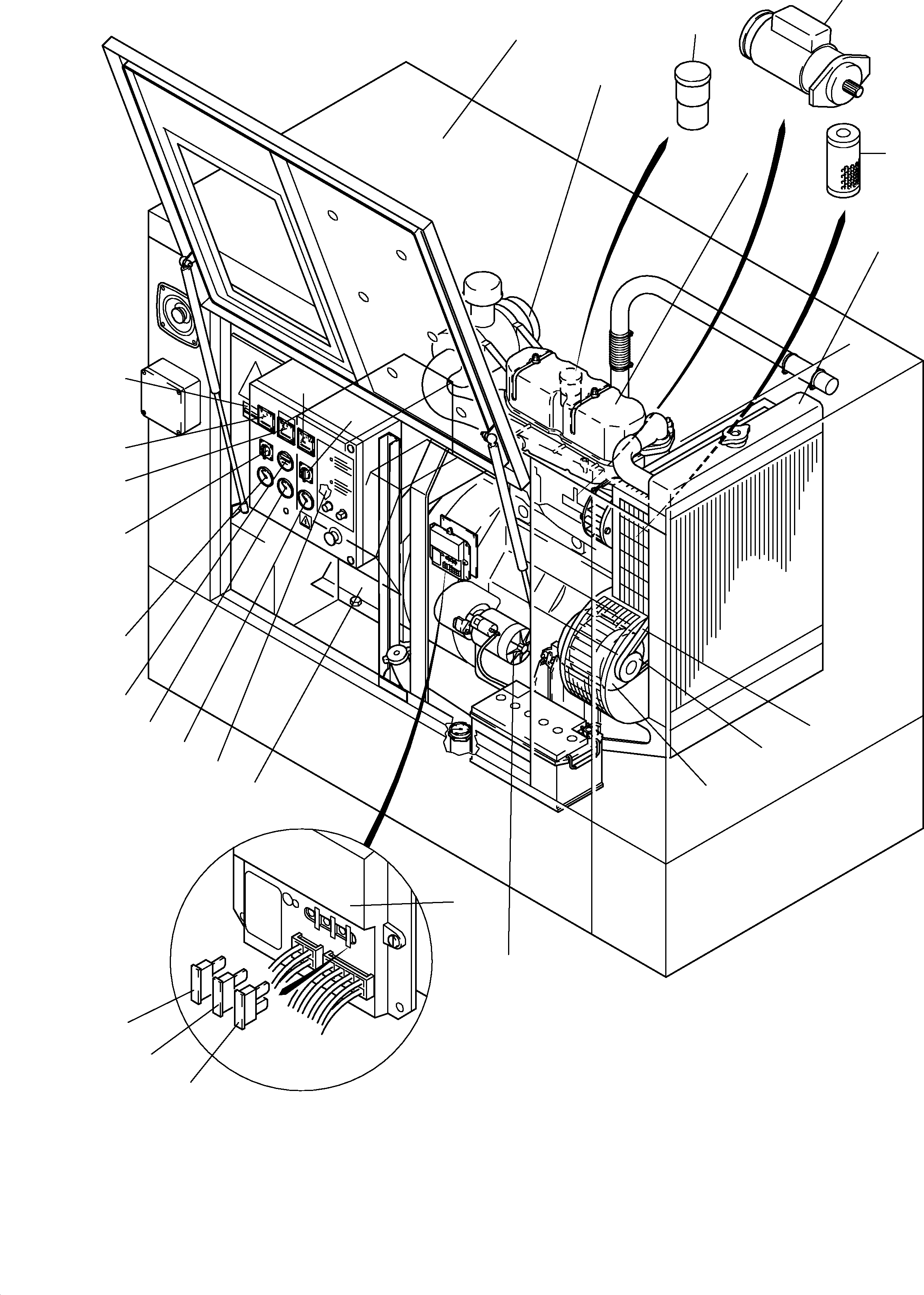 Generator 766 656 73 KOMATSU
