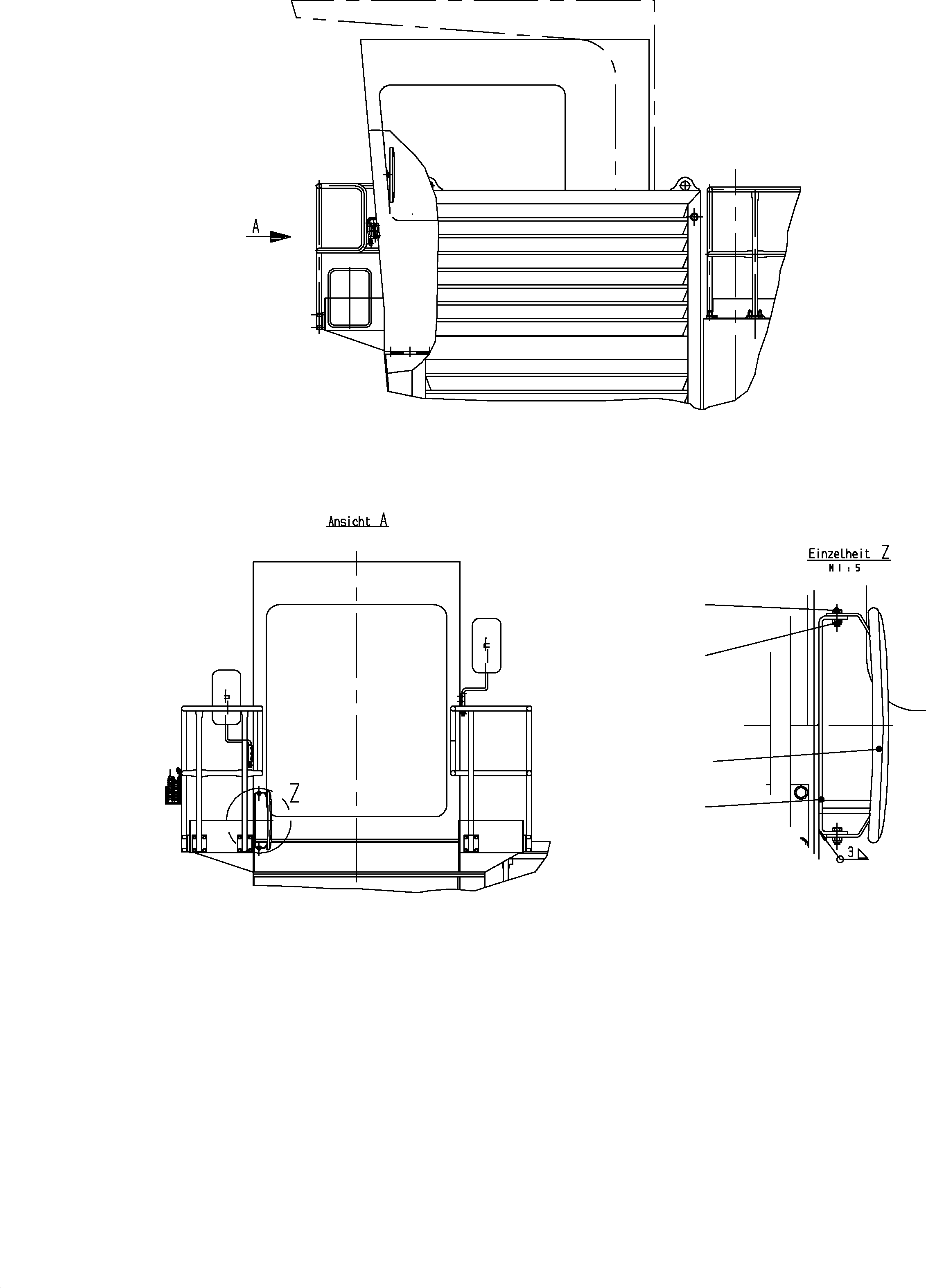 зеркало 906 080 40 KOMATSU