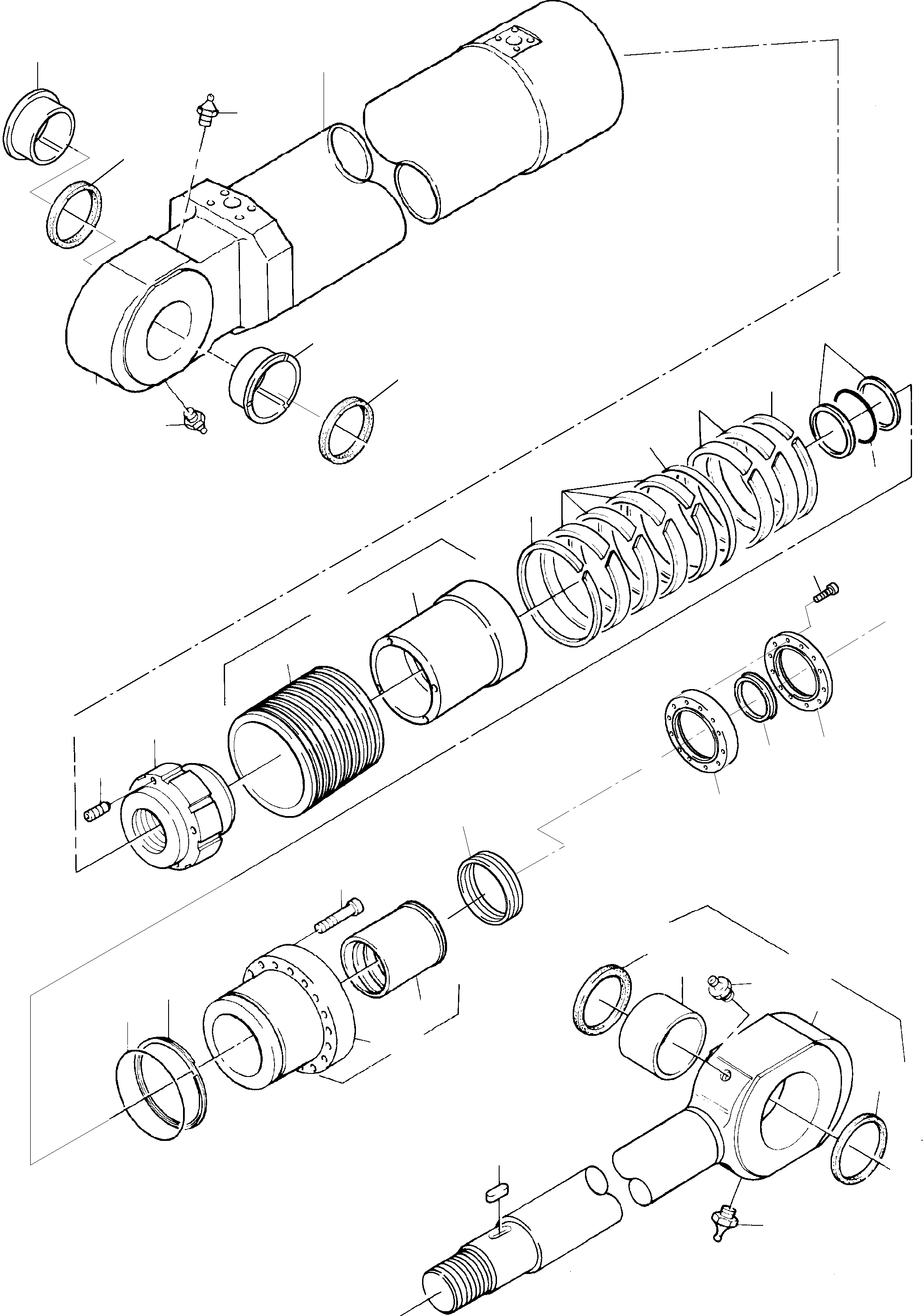 Комплект уплотнений - Sealing flange fig nos: 18, 19, 24,,28 and 35 770 345 73 KOMATSU
