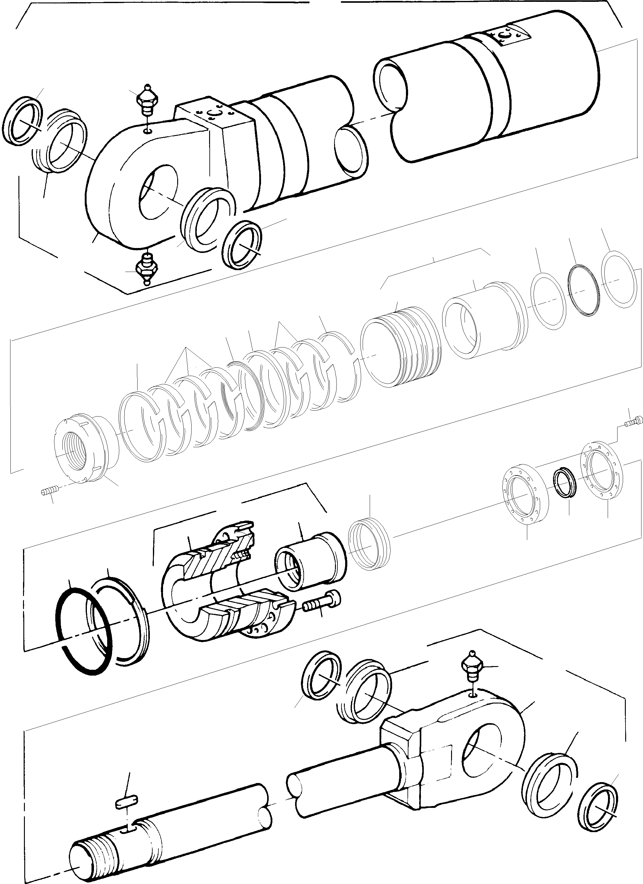 Комплект уплотнений - sealing flange consist. of fig nos. 20,23-25,34 770 346 73 KOMATSU