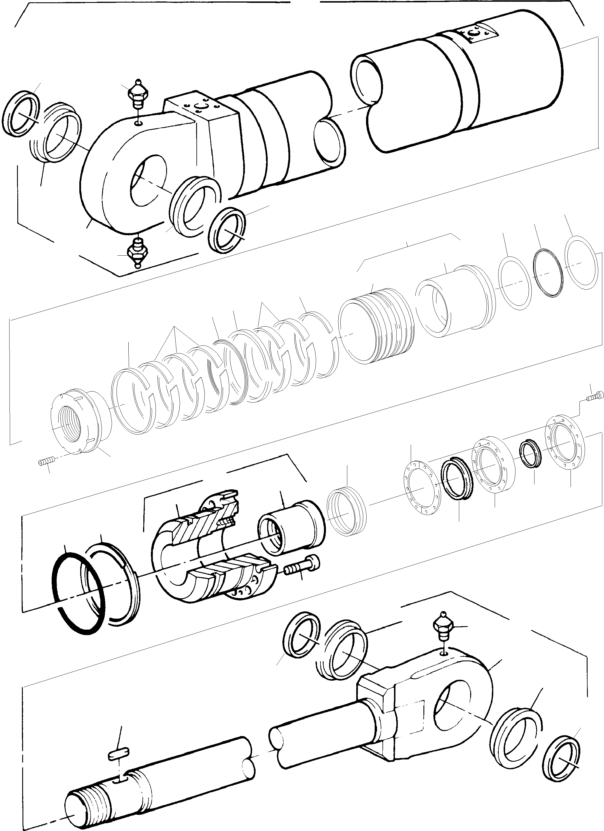 Комплект уплотнений - sealing flange consist. of fig nos. 20,23-25,34 770 320 73 KOMATSU