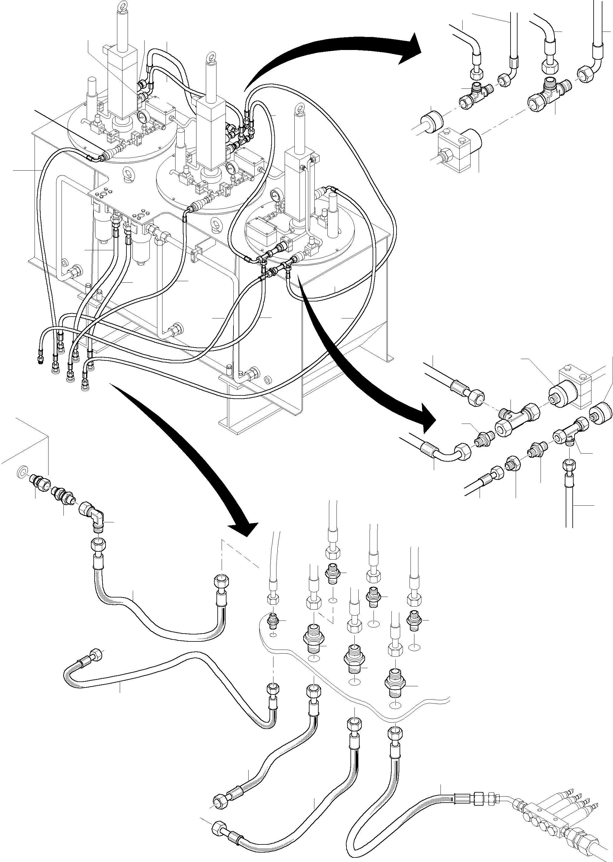 Hose assy. DN 10x3500 513 458 40 KOMATSU