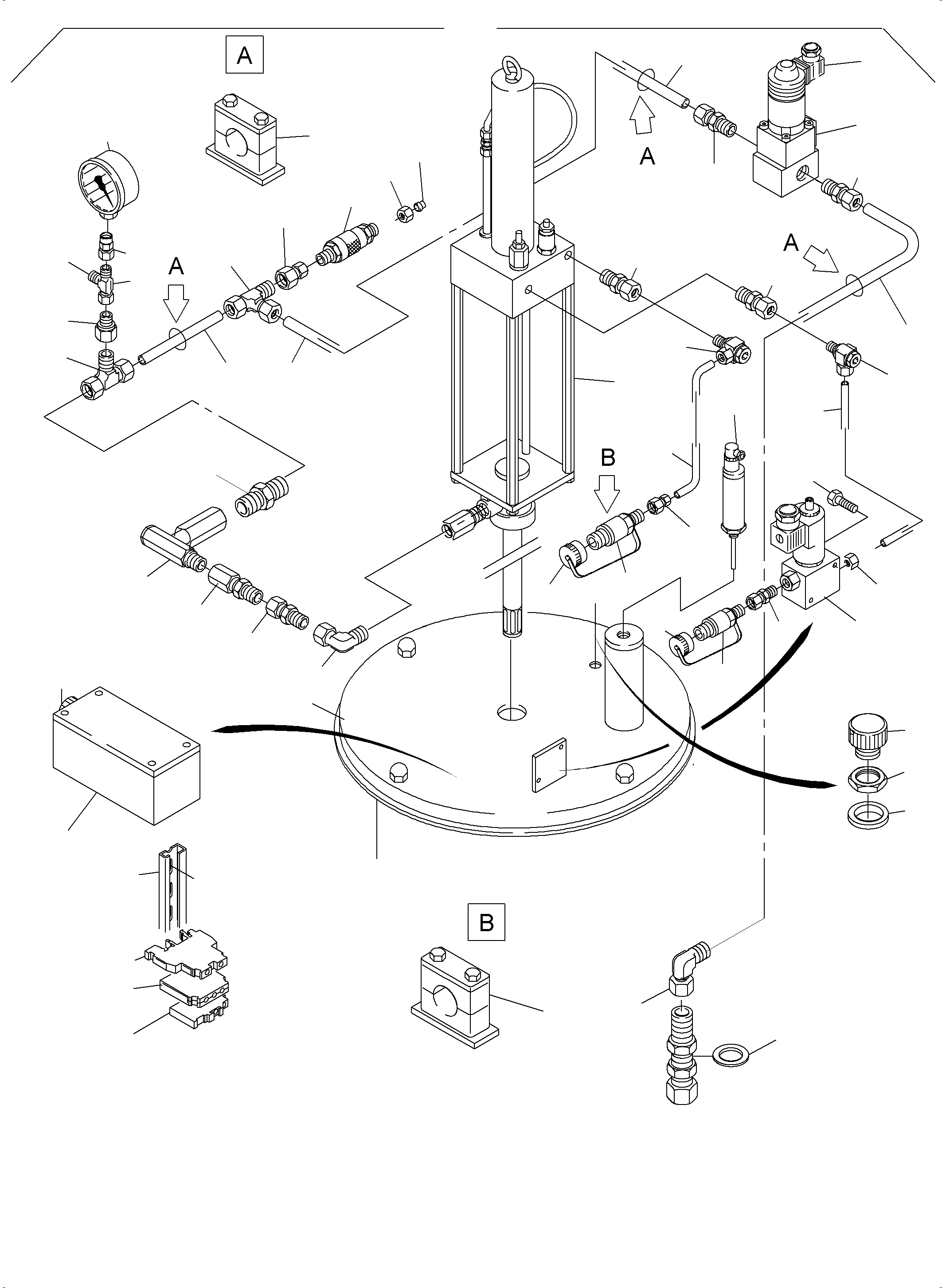 Lube pump station 906 808 40 KOMATSU