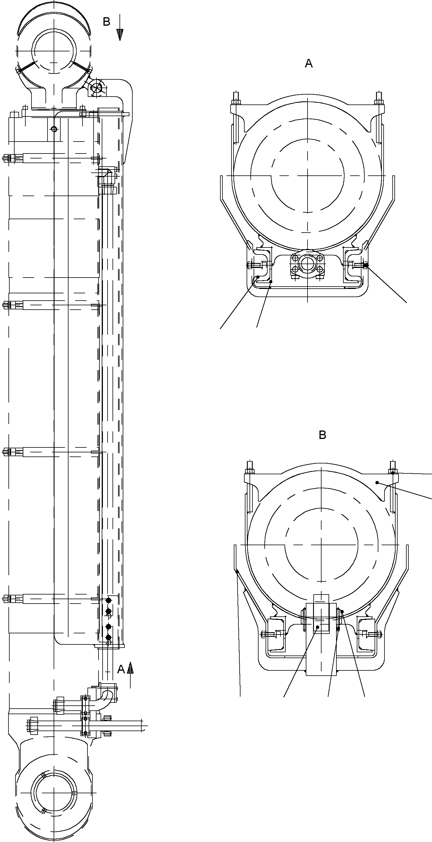 Guide rail 905 962 40 KOMATSU