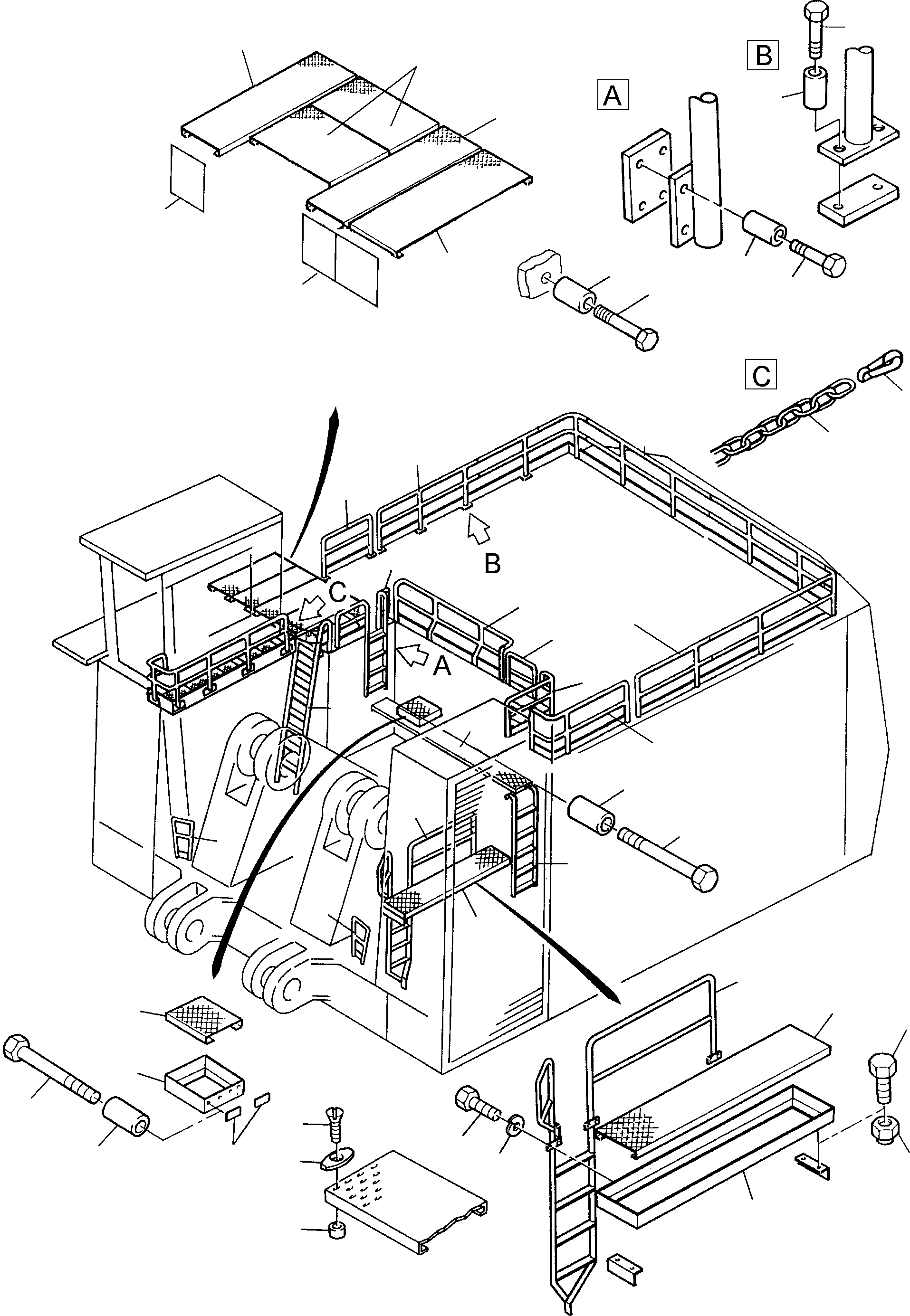 Направляющая 917 296 40 KOMATSU