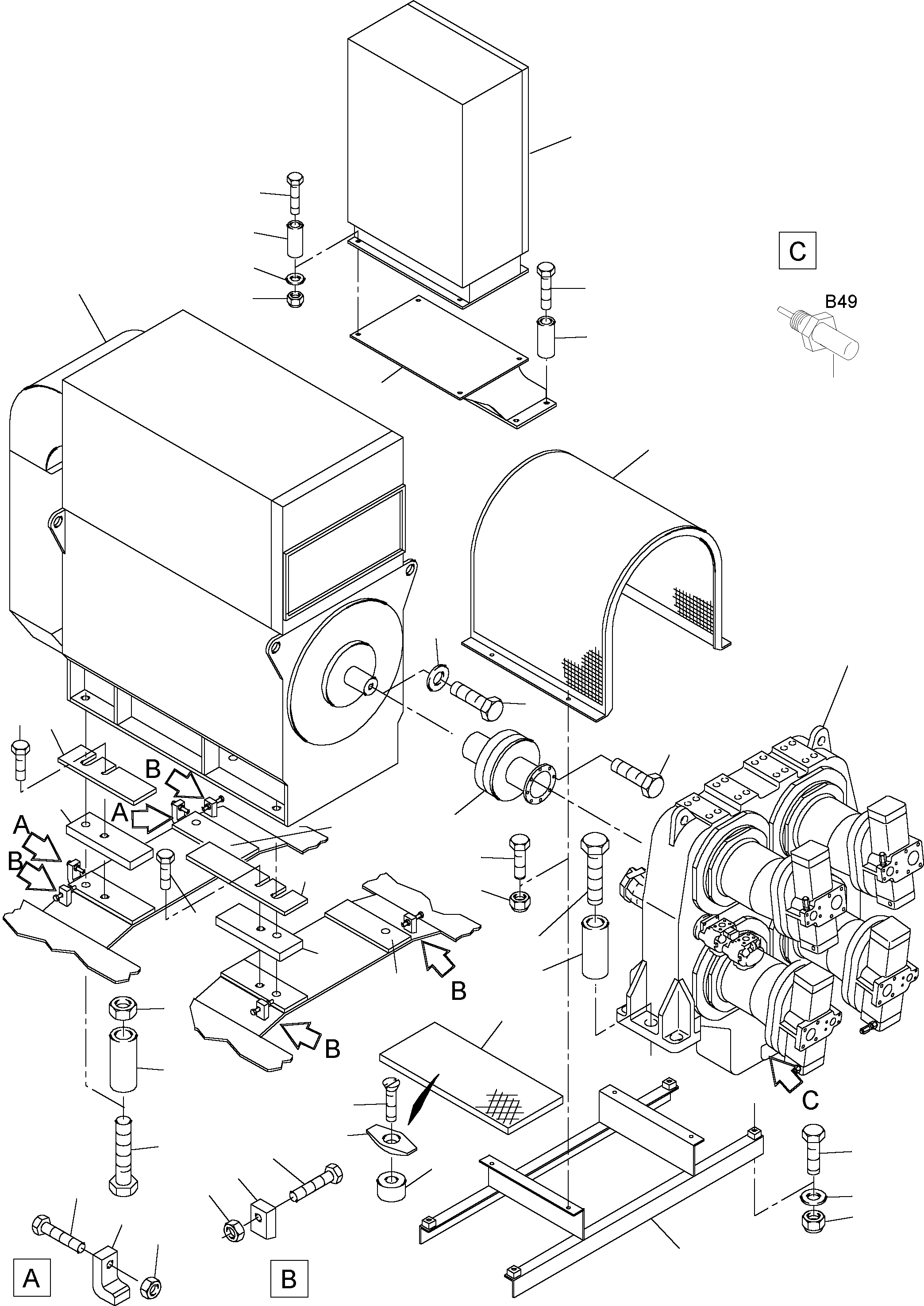 Проставка 902 236 40 KOMATSU