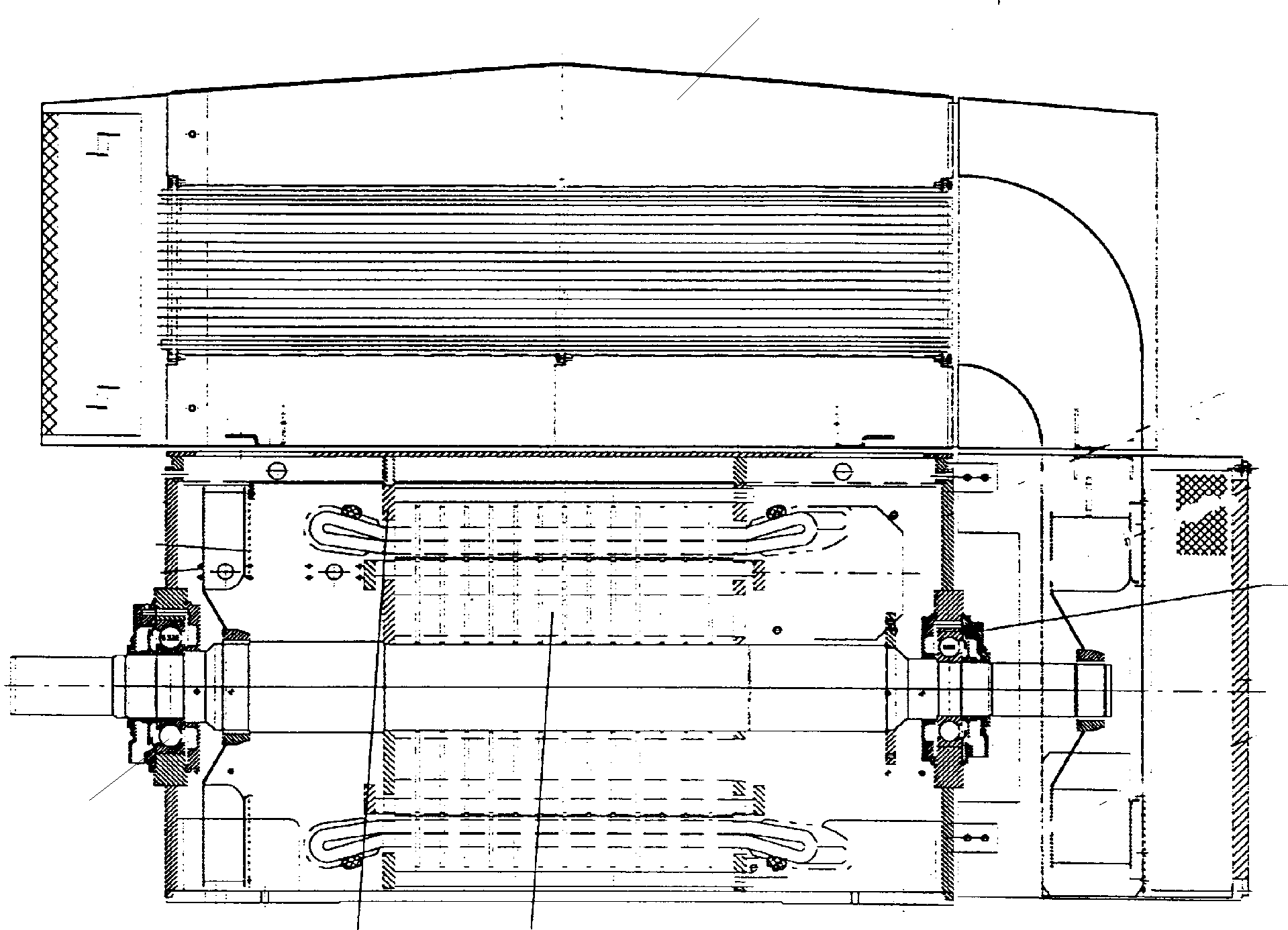 Electric motor 901 321 40 KOMATSU